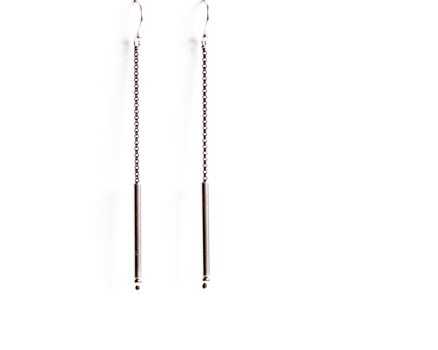 Analog Earrings-dangle earrings-Blue Hour Designs