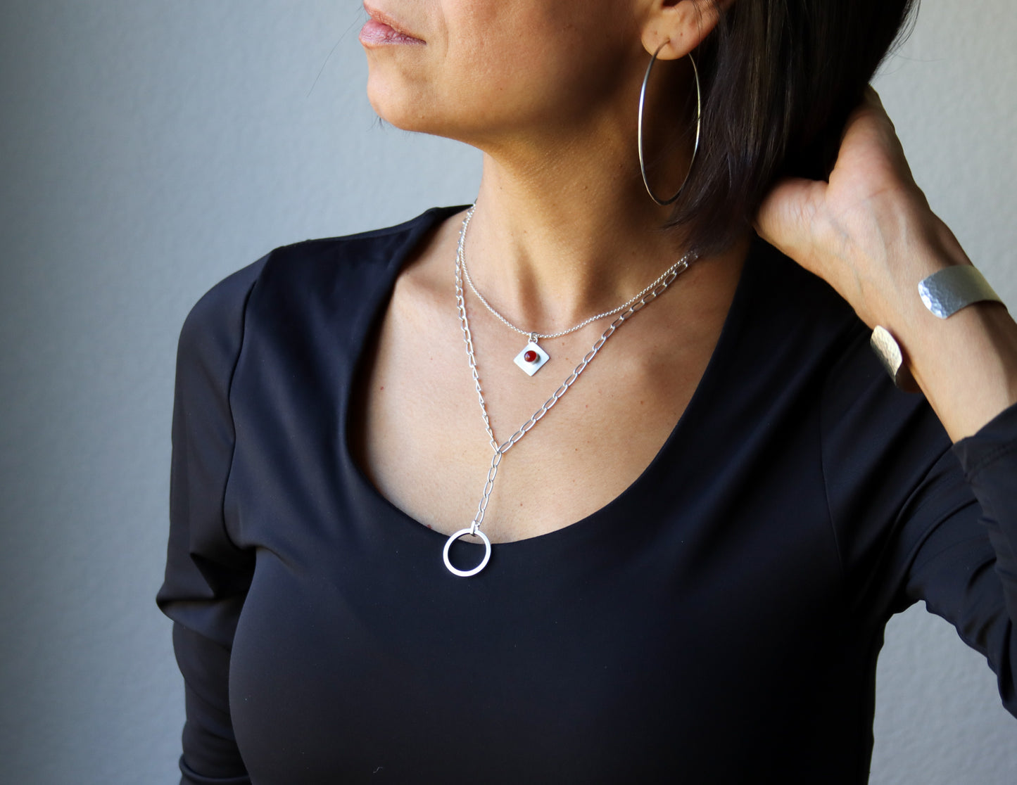 Beacon Necklace-pendant necklace-Blue Hour Designs