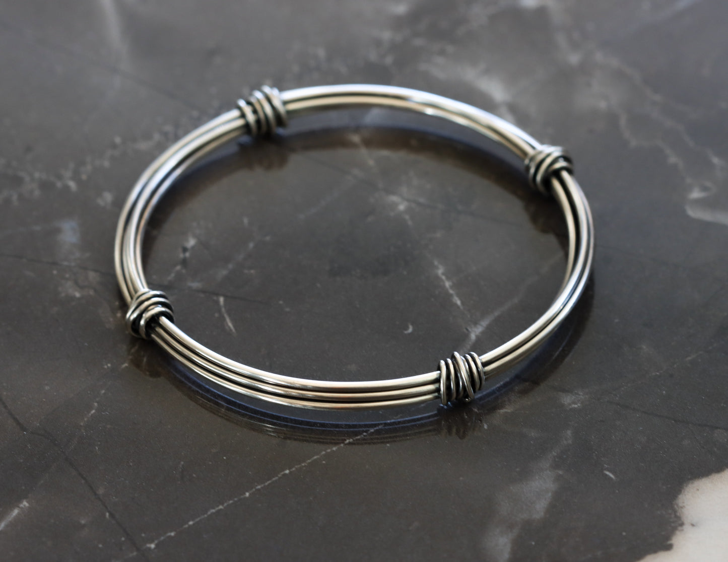 Bundle Hoop Bracelet-bangle bracelet-Blue Hour Designs