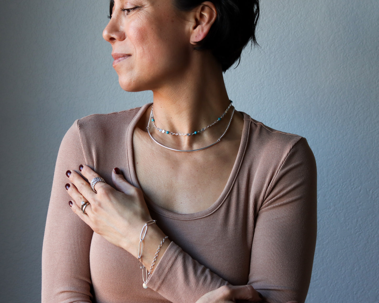 Calypso Bracelet-chain bracelet-Blue Hour Designs