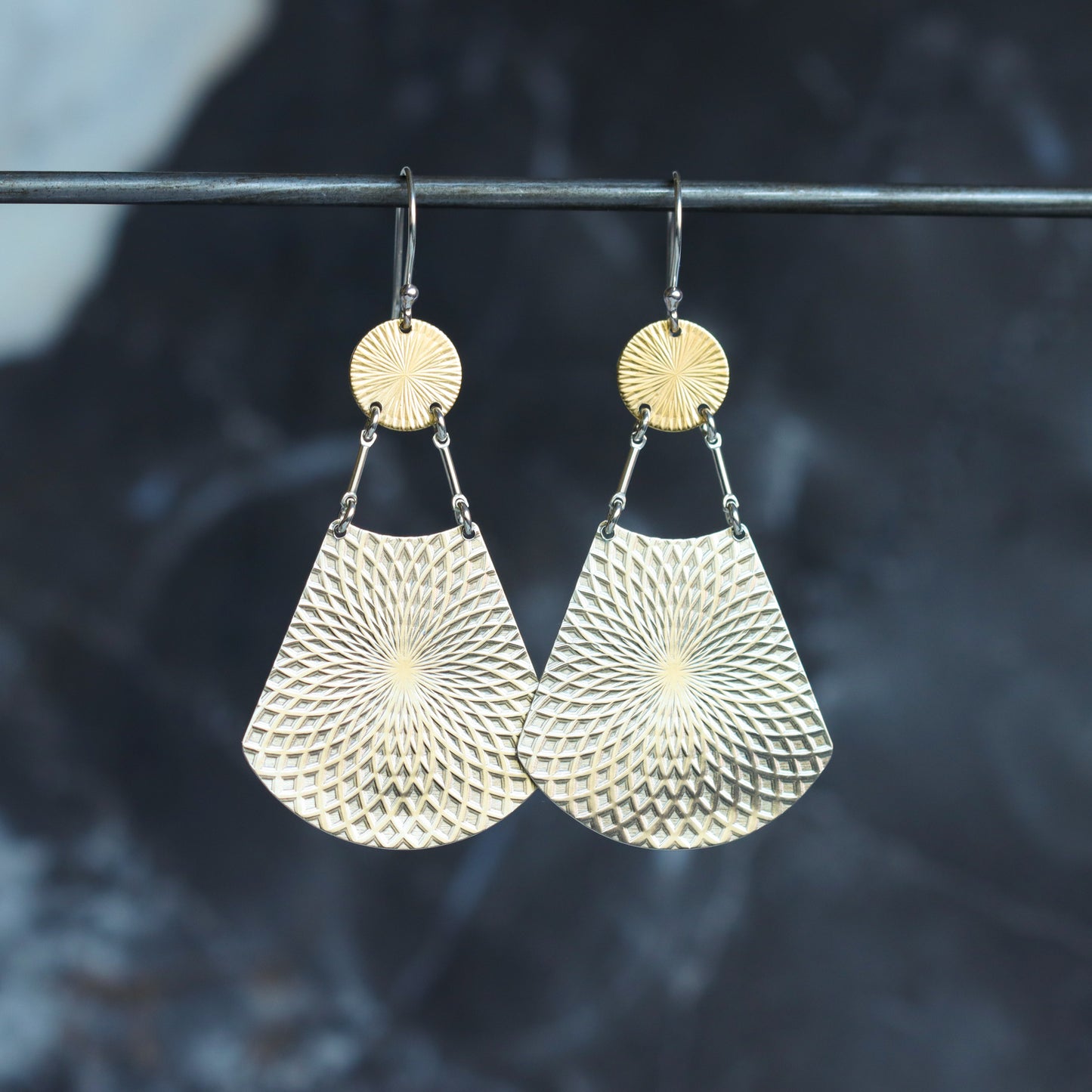 Celestial Earrings-dangle earrings-Blue Hour Designs