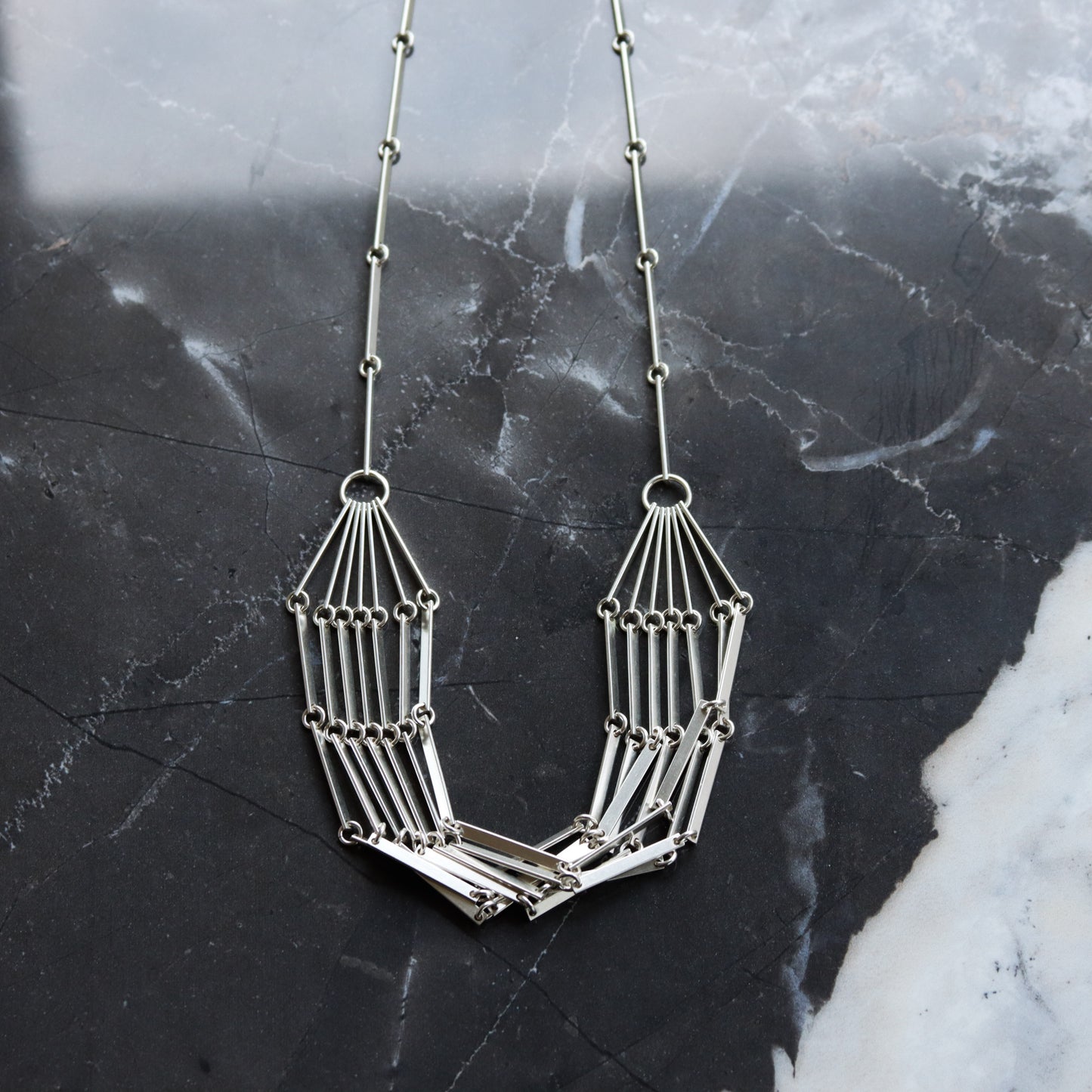 Channel Necklace-chain necklace-Blue Hour Designs