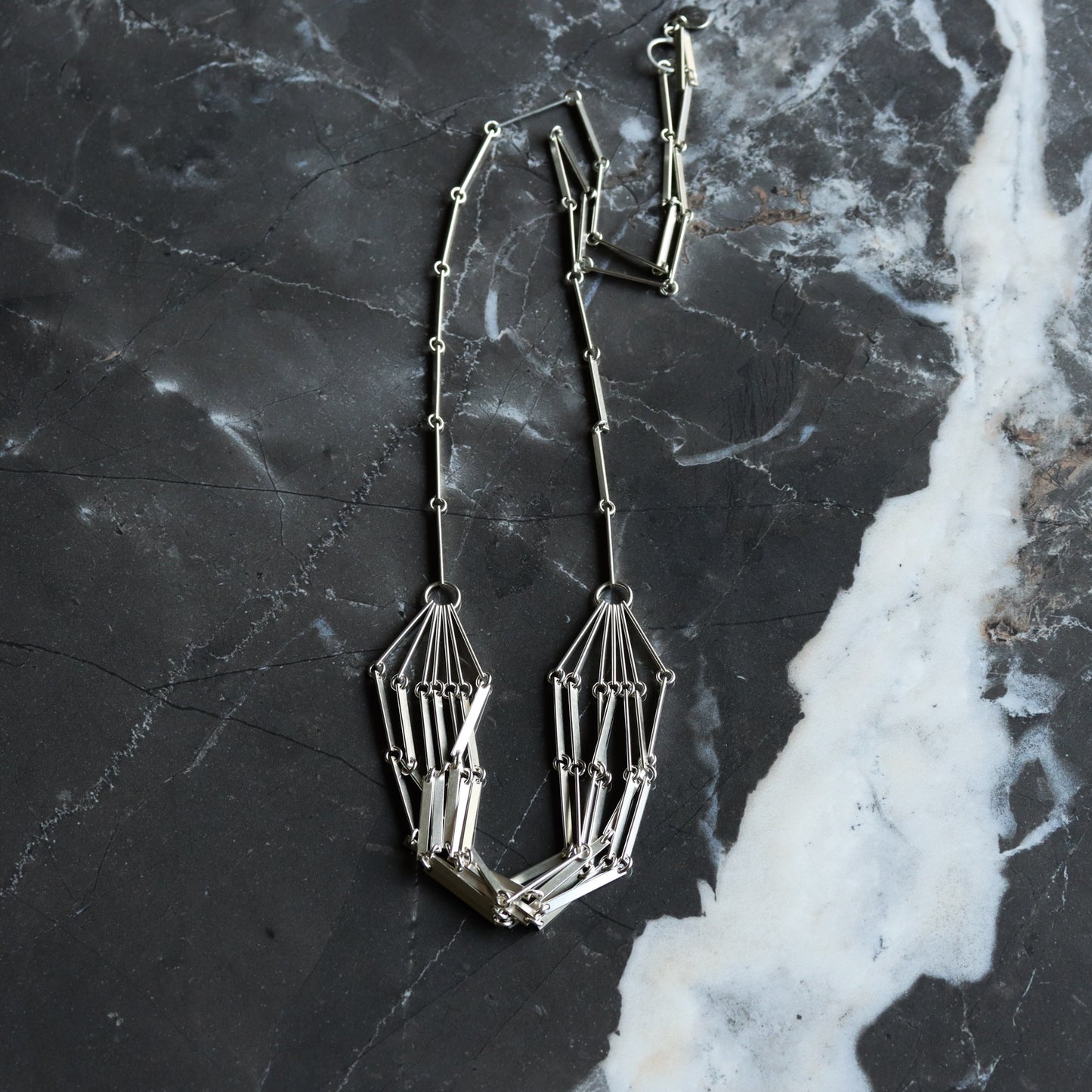 Channel Necklace-chain necklace-Blue Hour Designs