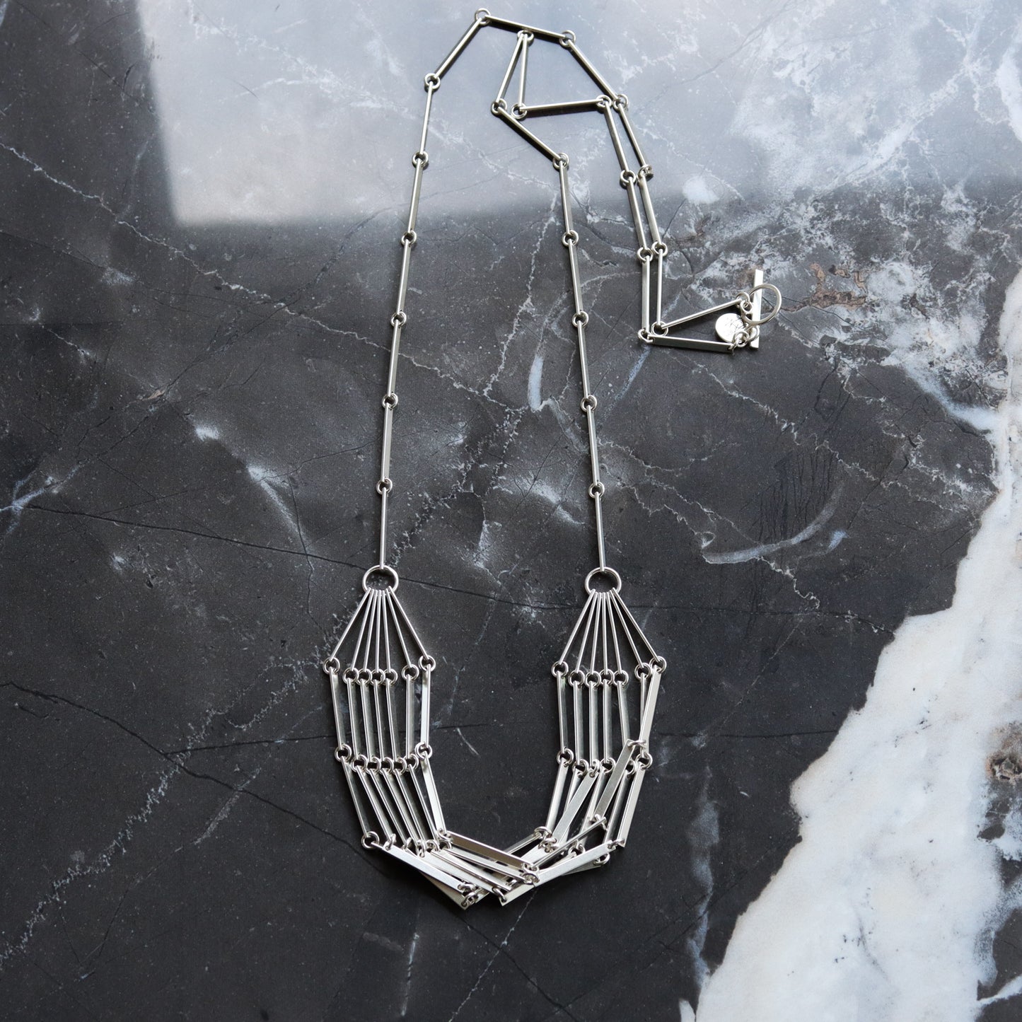 Channel Necklace-chain necklace-Blue Hour Designs