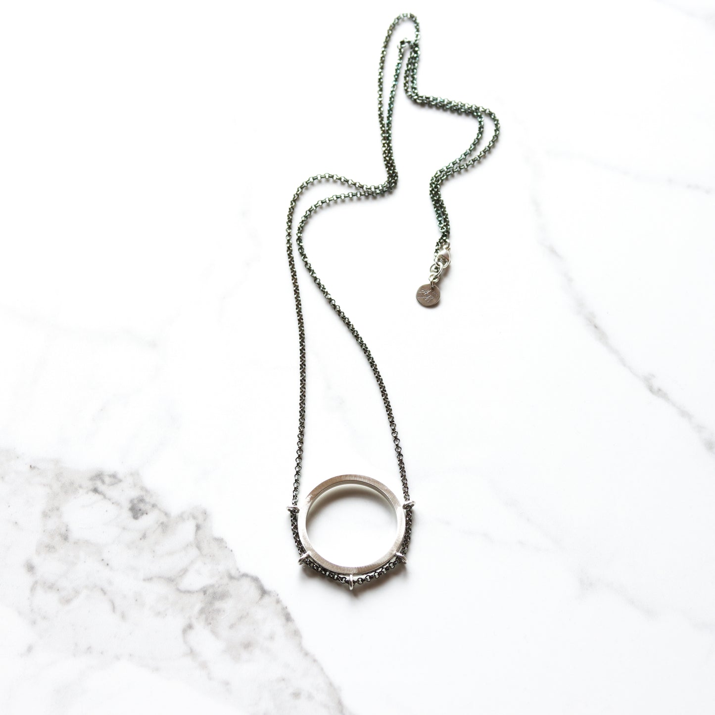 Cipher Necklace-pendant necklace-Blue Hour Designs