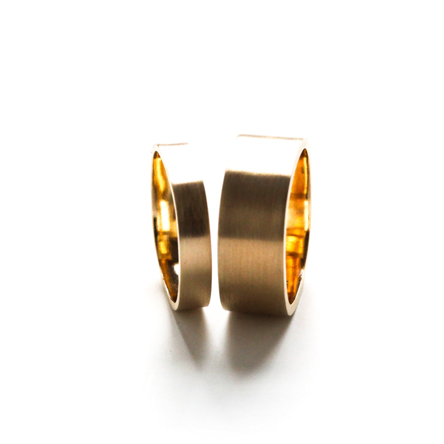Duality Ring - 14KY Gold, Small-stacking ring-Blue Hour Designs