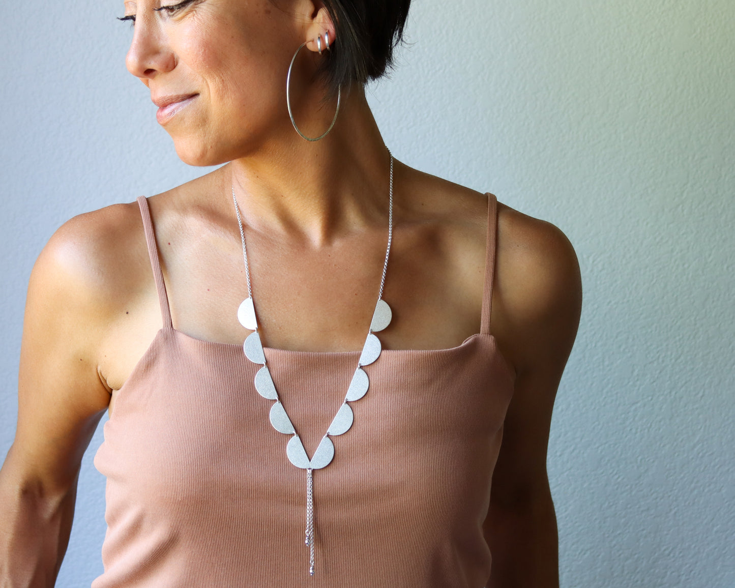 Elara Necklace-lariat necklace-Blue Hour Designs
