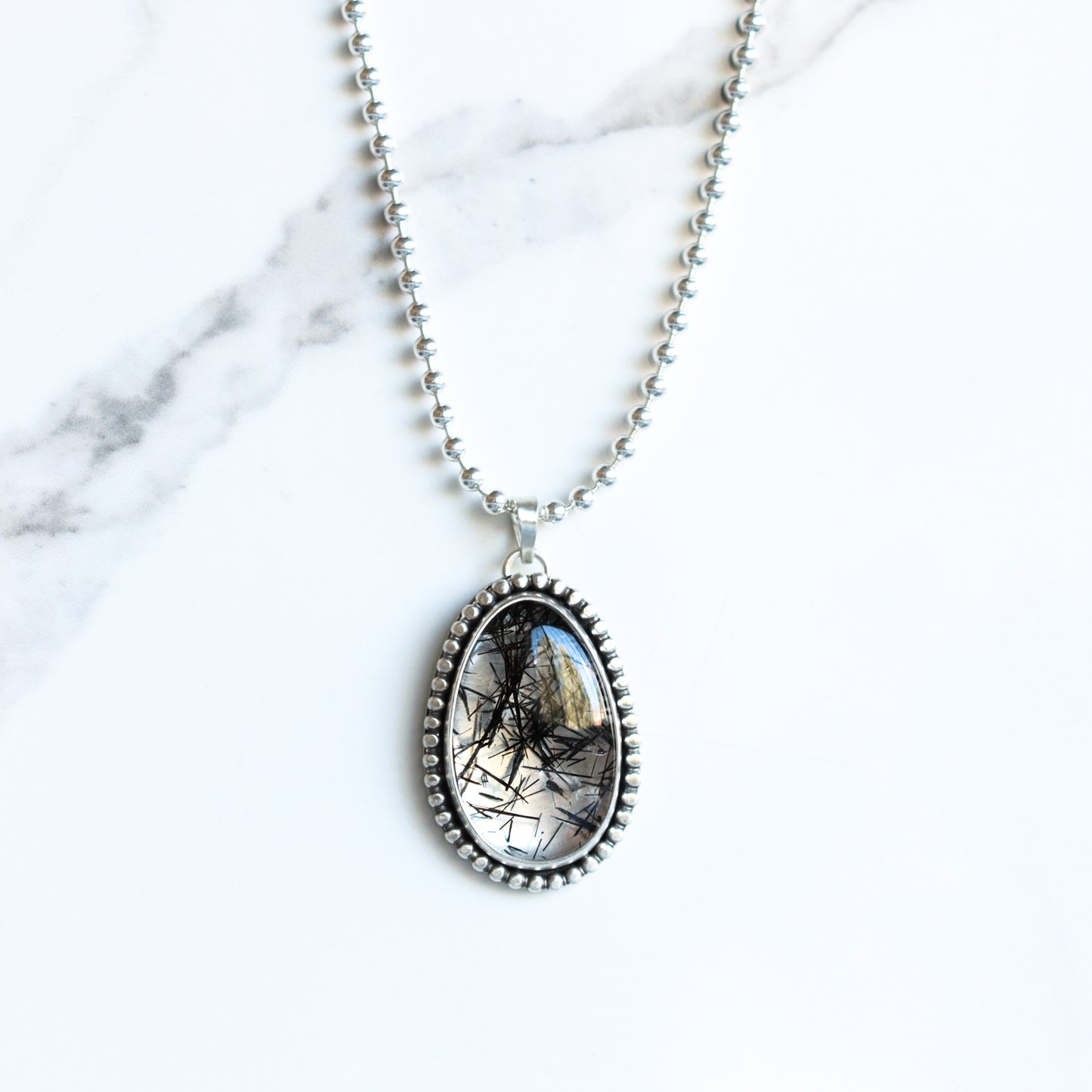 Glacier Necklace 1 - OOAK-pendant necklace-Blue Hour Designs
