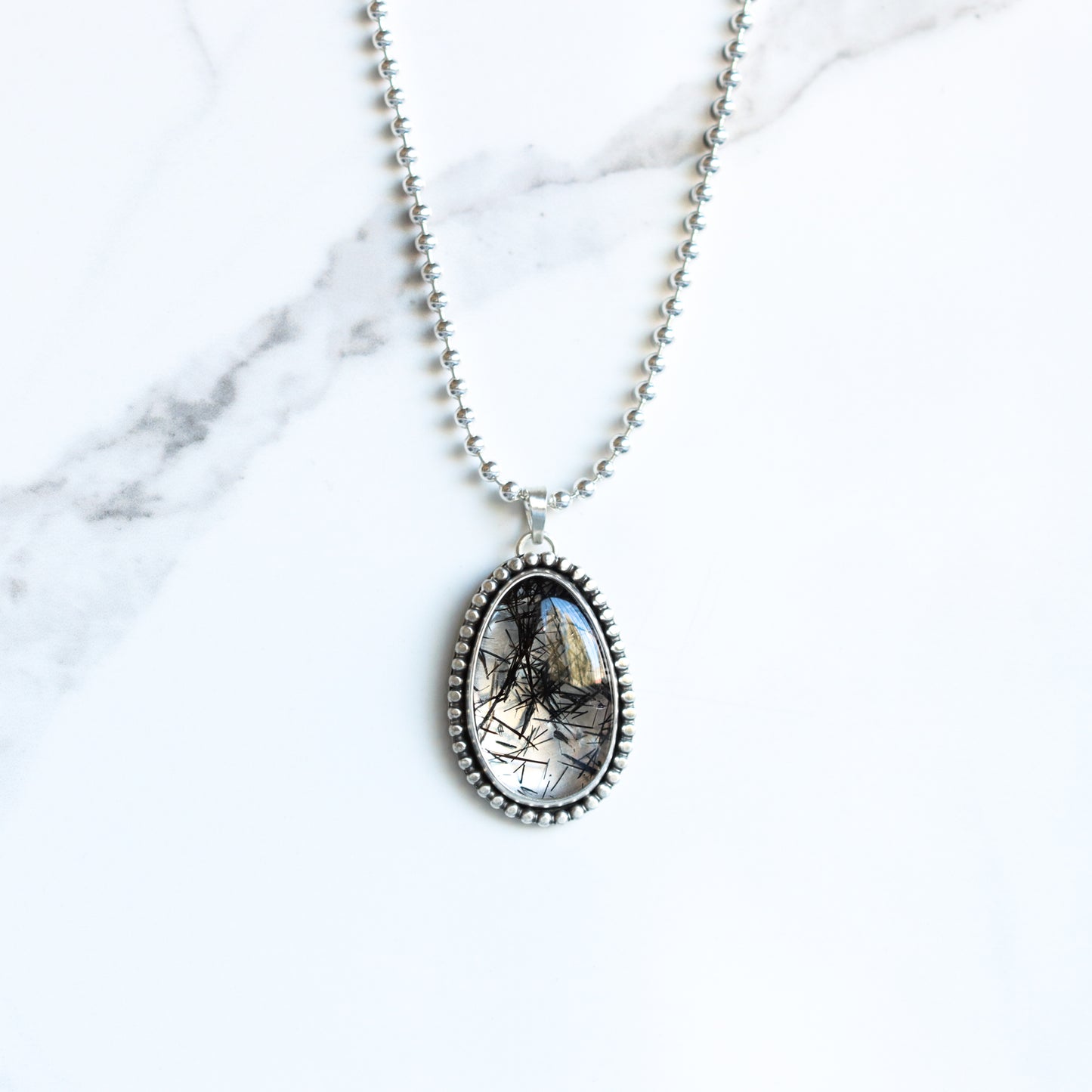 Glacier Necklace 1 - OOAK-pendant necklace-Blue Hour Designs