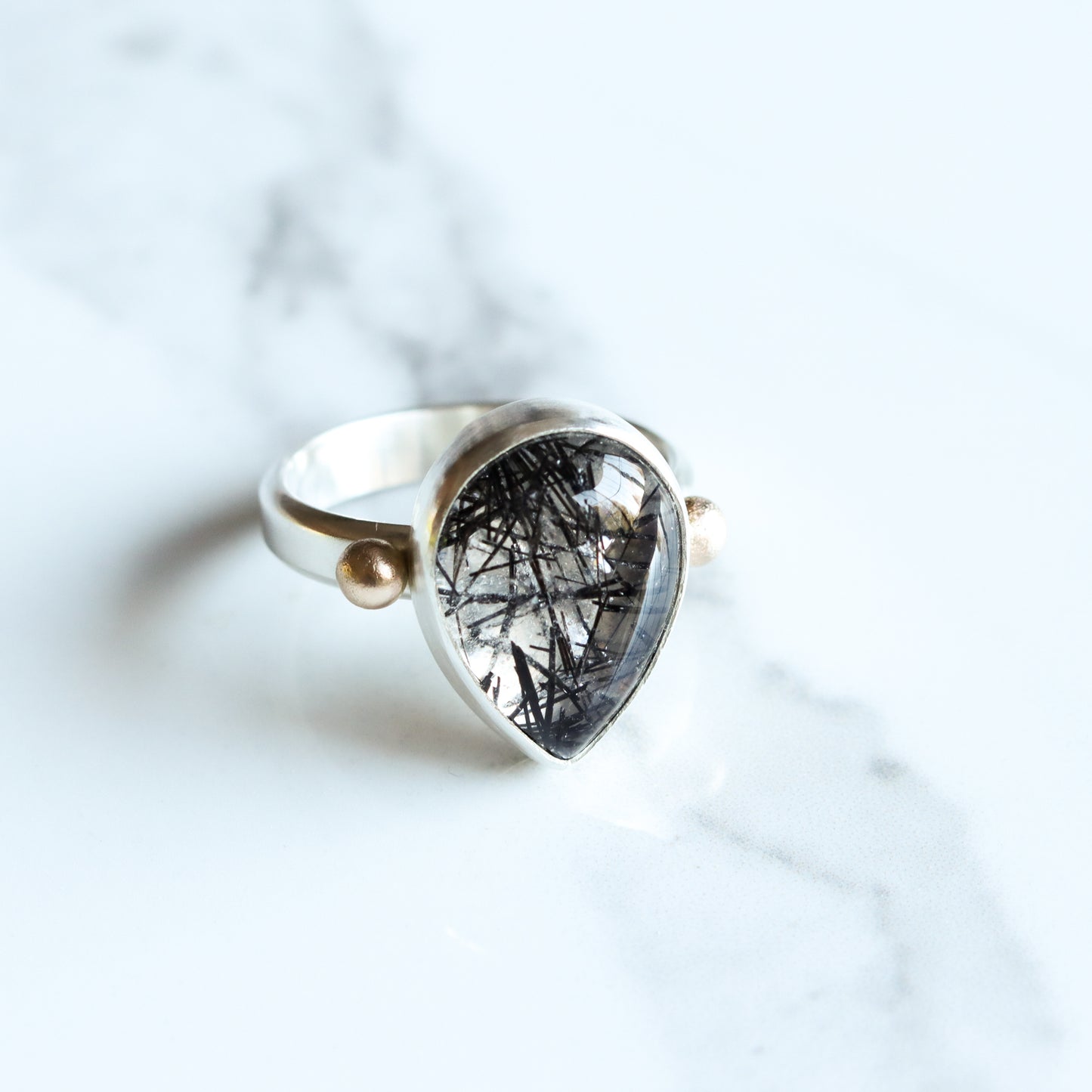 Glacier Ring - OOAK - Made to Order-cocktail ring-Blue Hour Designs