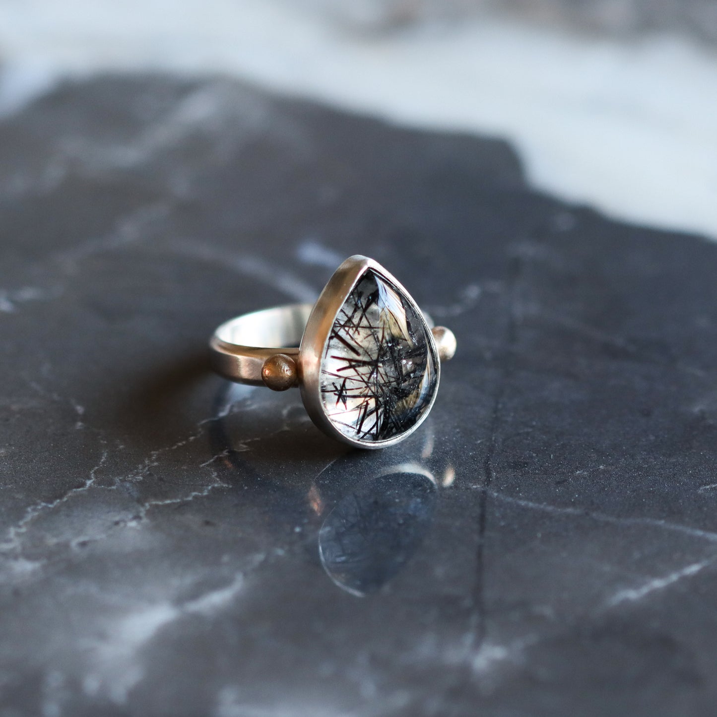 Glacier Ring - OOAK - Made to Order-cocktail ring-Blue Hour Designs