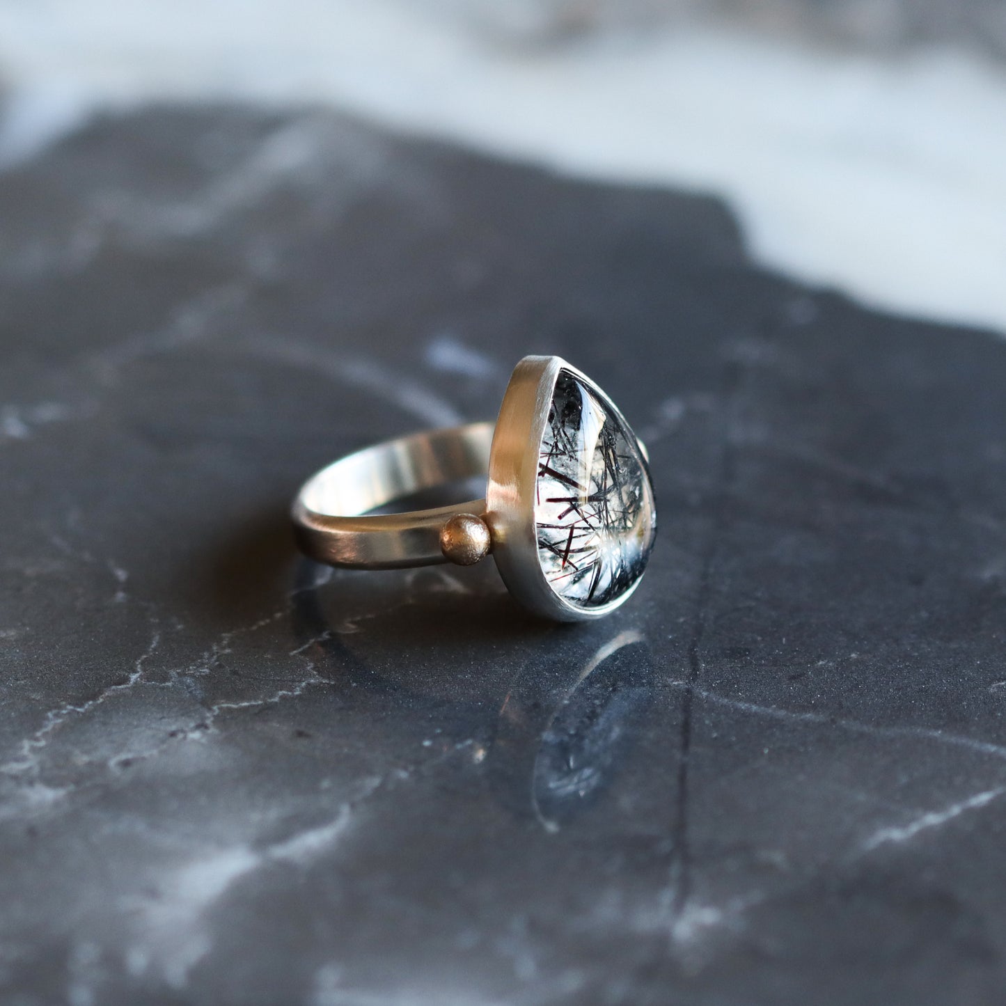 Glacier Ring - OOAK - Made to Order-cocktail ring-Blue Hour Designs