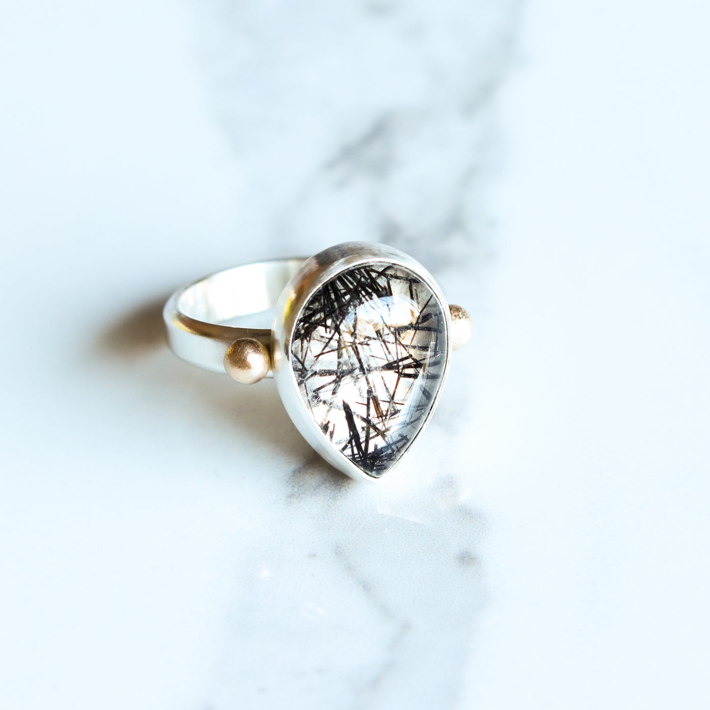 Glacier Ring - OOAK - Made to Order-cocktail ring-Blue Hour Designs