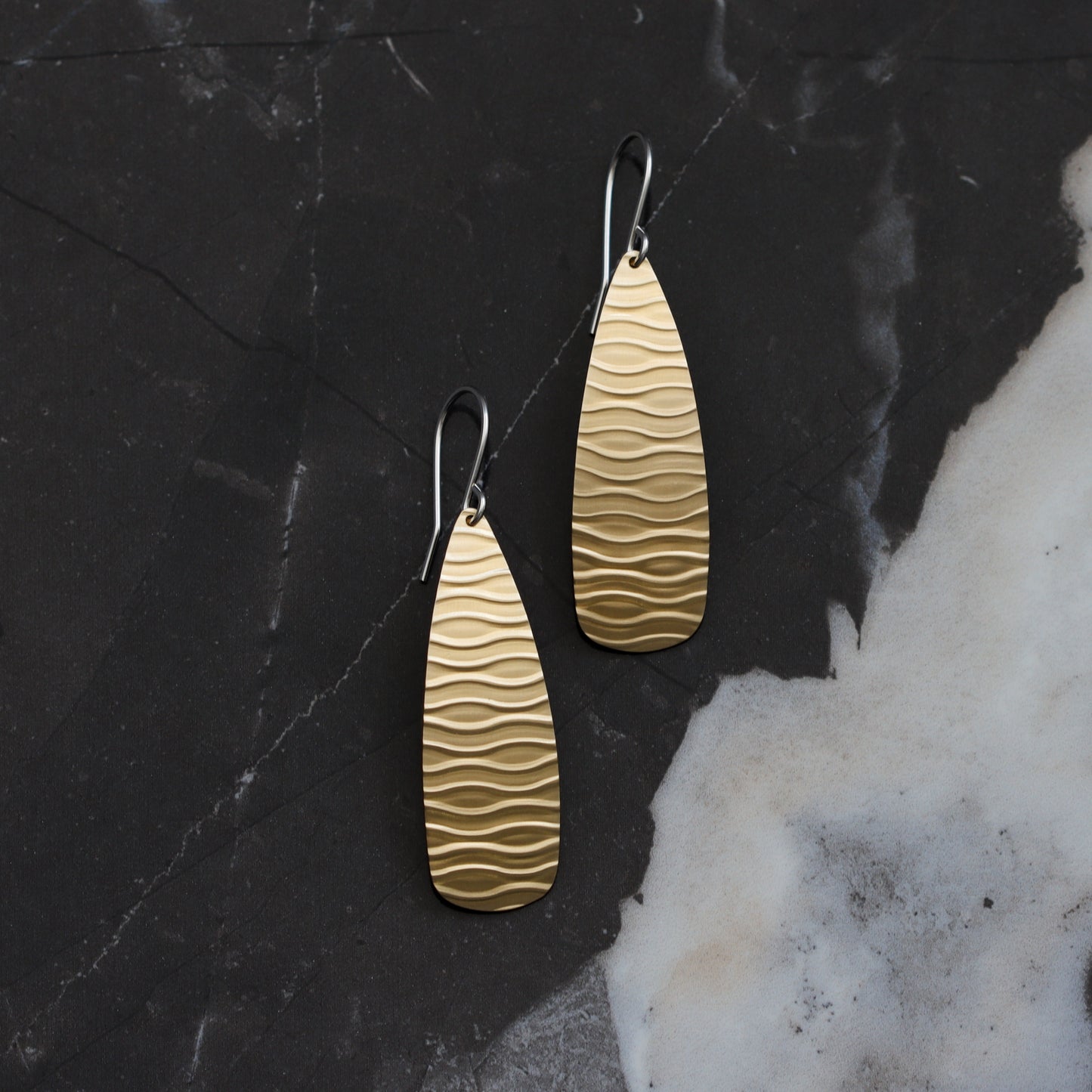 Soledad Earrings - Brass