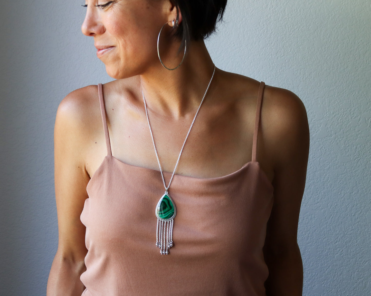 Primavera Fringe Necklace 2 - OOAK