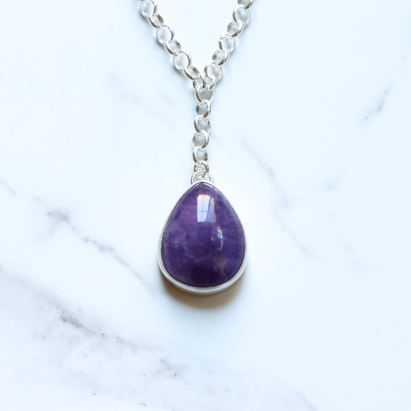 Indigo Necklace 2 - OOAK-pendant necklace-Blue Hour Designs