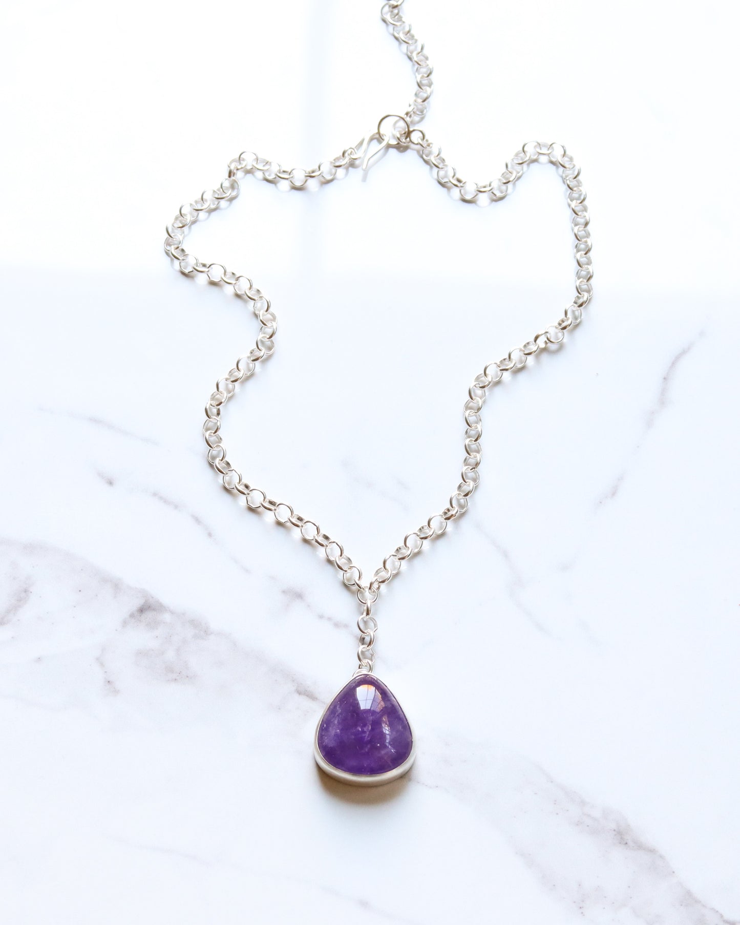 Indigo Necklace 3 - OOAK-pendant necklace-Blue Hour Designs