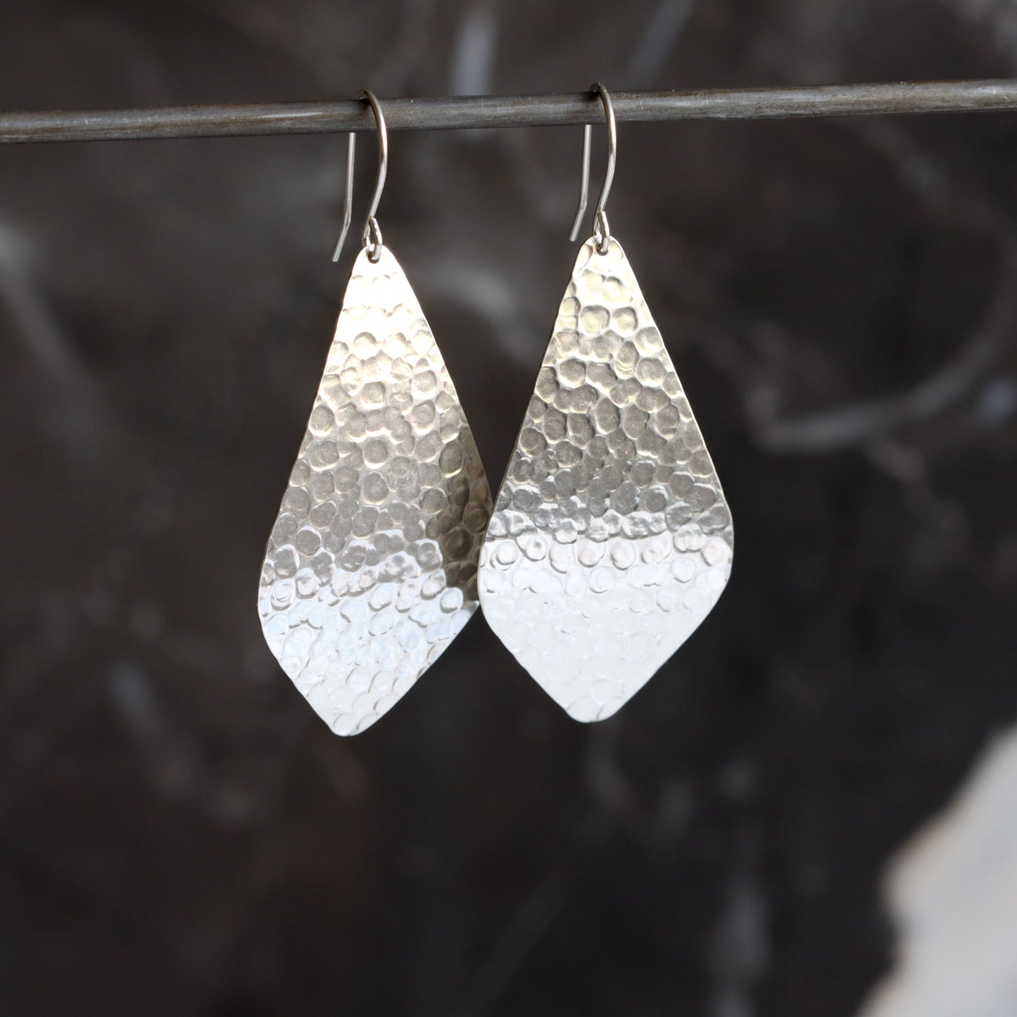 La Hoja Earrings-dangle earrings-Blue Hour Designs