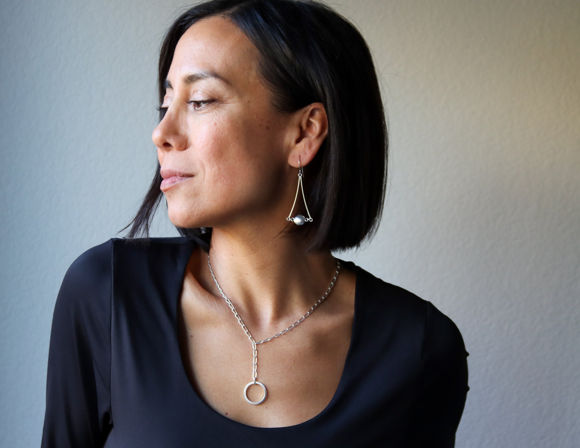 Luna Necklace-pendant necklace-Blue Hour Designs