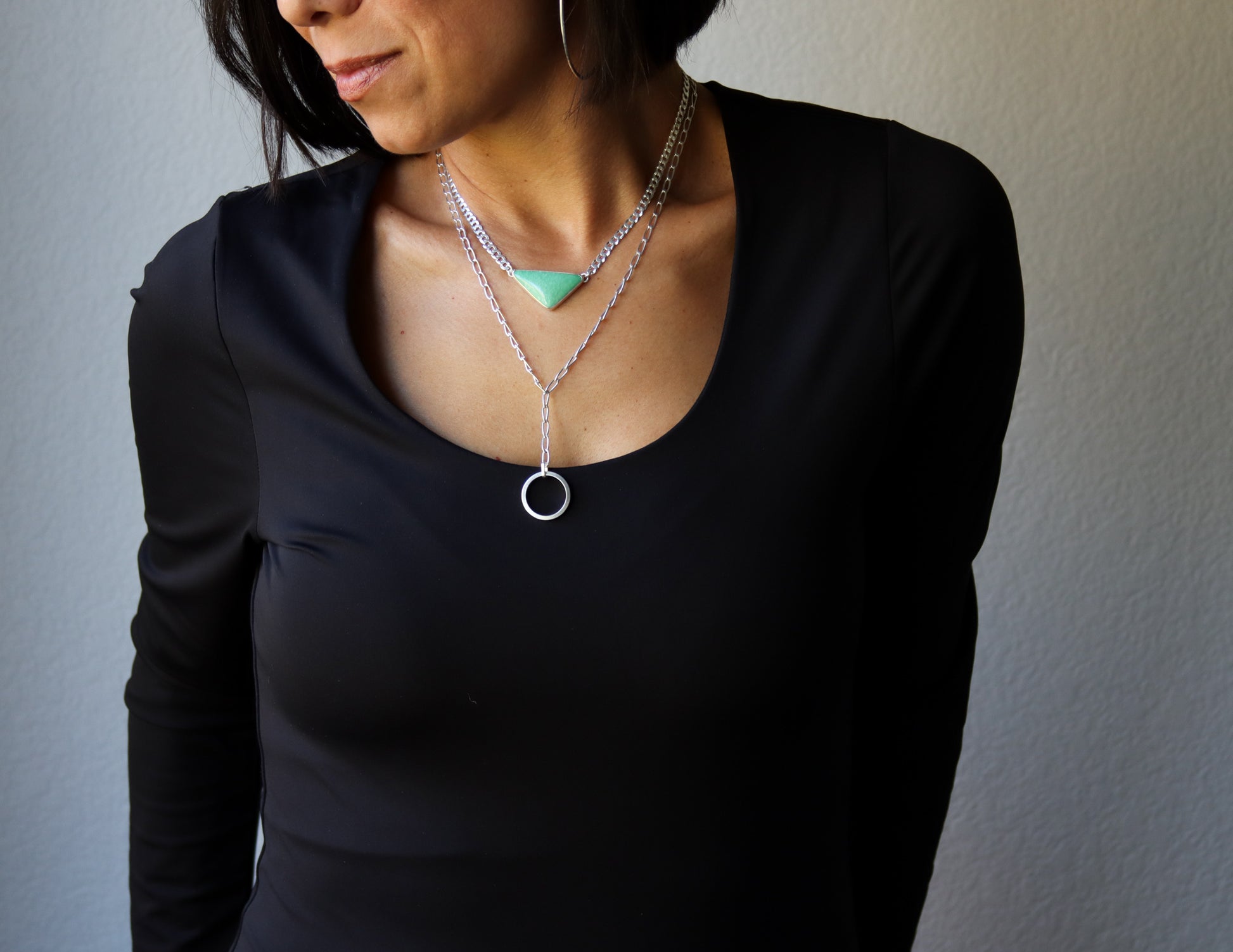 Luna Necklace-pendant necklace-Blue Hour Designs