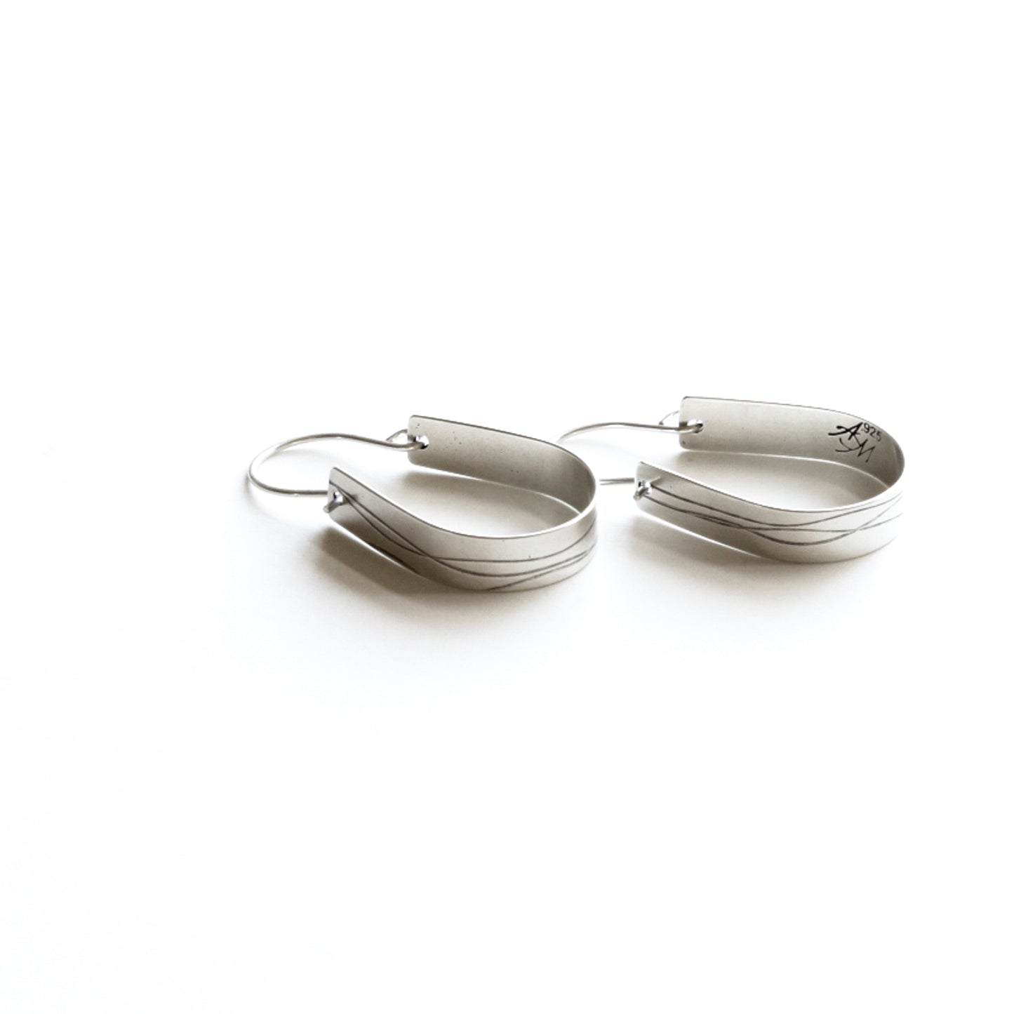 Multiple Paths Earrings-hoop earrings-Blue Hour Designs