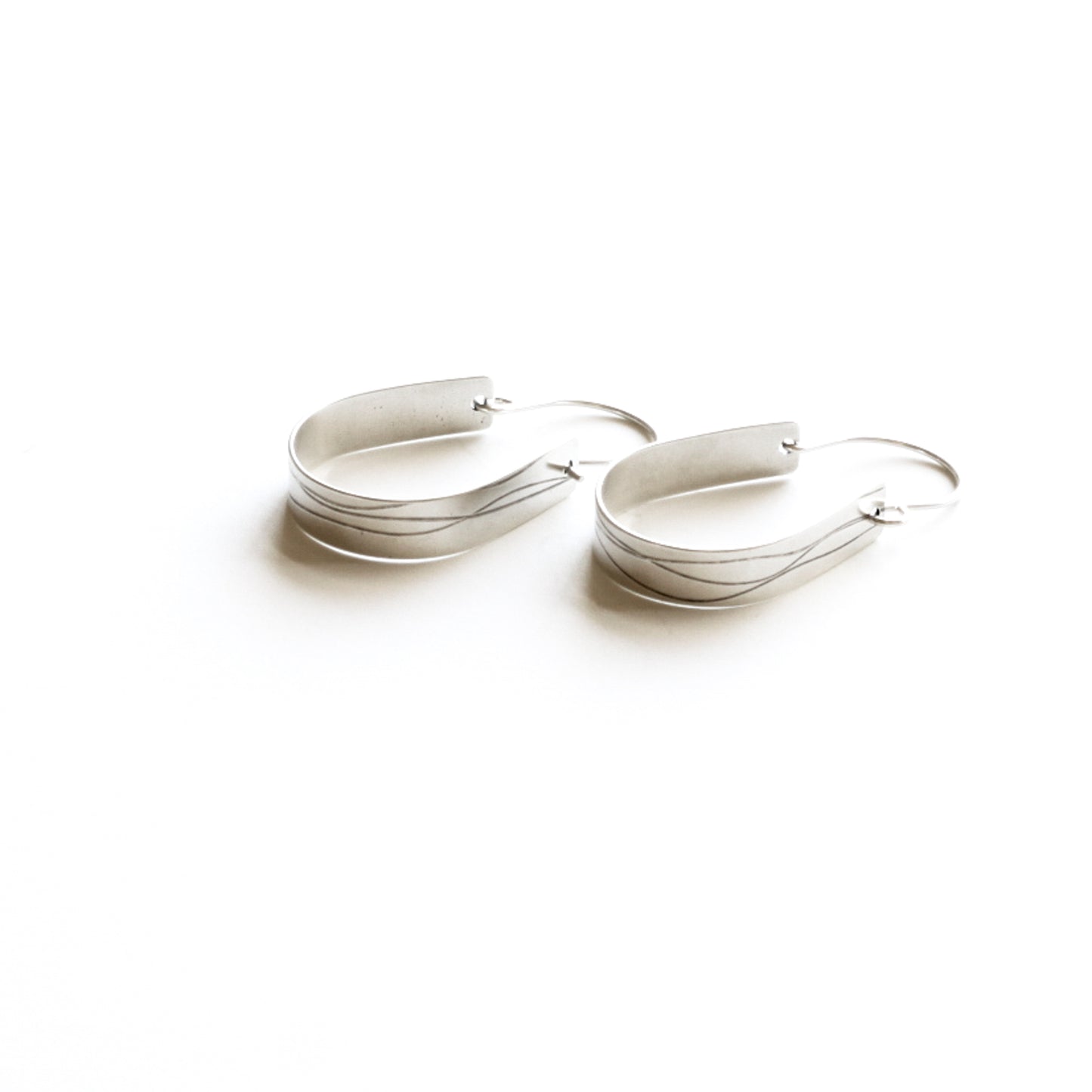 Multiple Paths Earrings-hoop earrings-Blue Hour Designs
