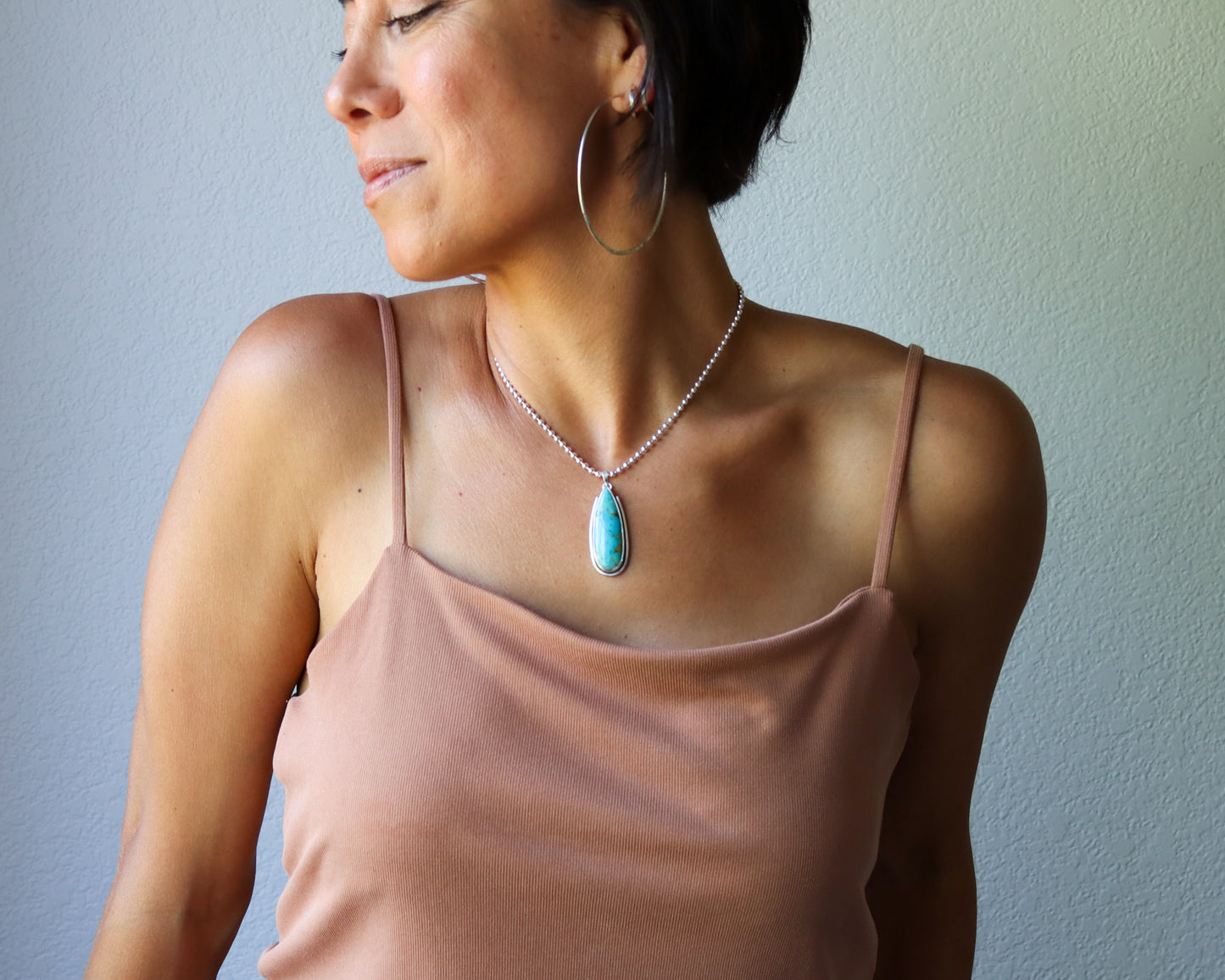 Neptune Necklace - OOAK-pendant necklace-Blue Hour Designs