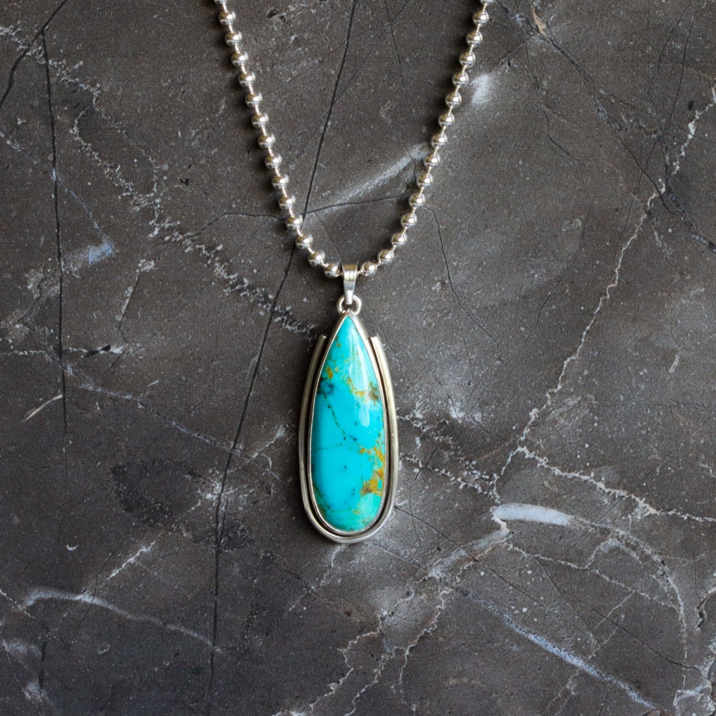 Neptune Necklace - OOAK-pendant necklace-Blue Hour Designs