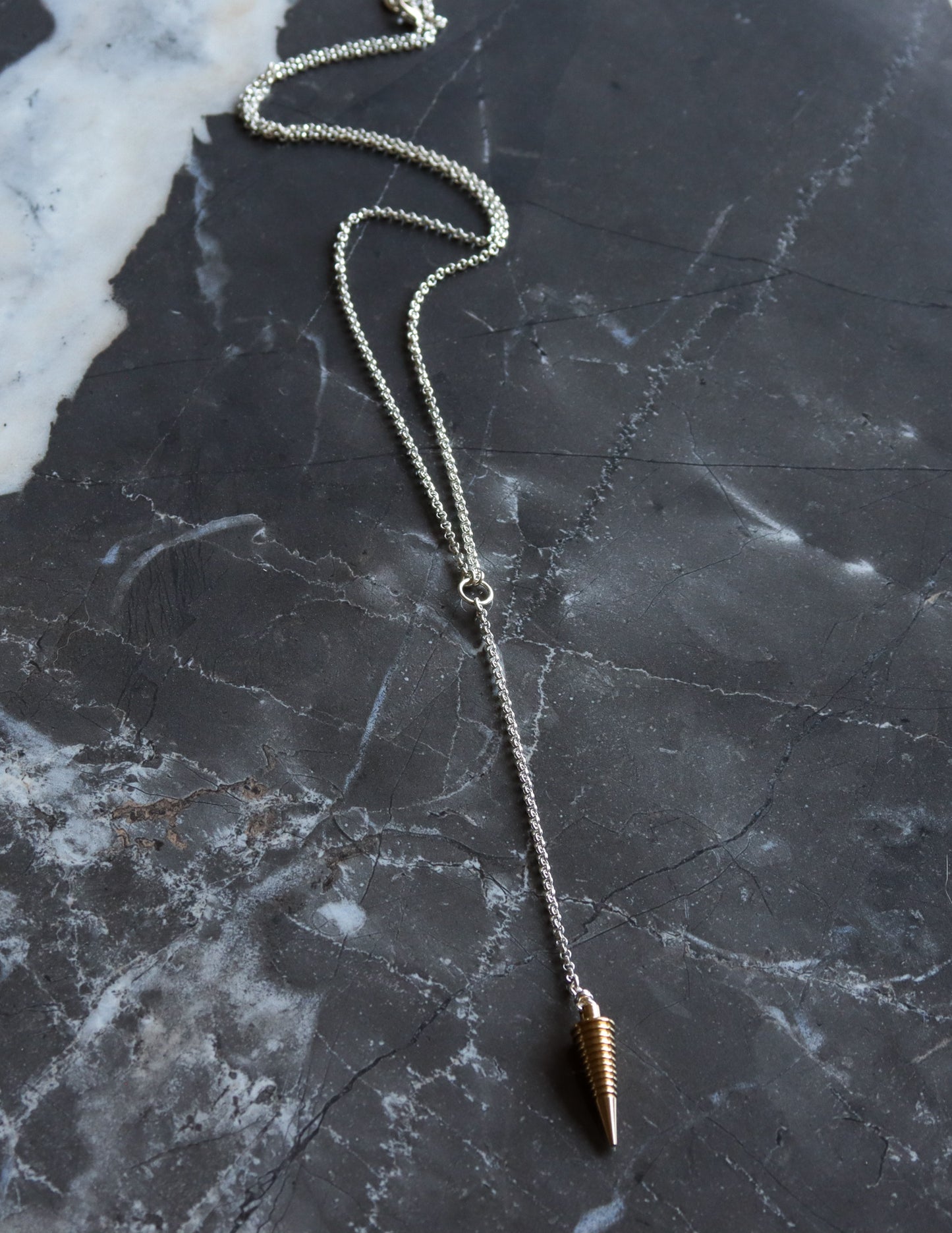 Niobe Necklace-lariat necklace-Blue Hour Designs