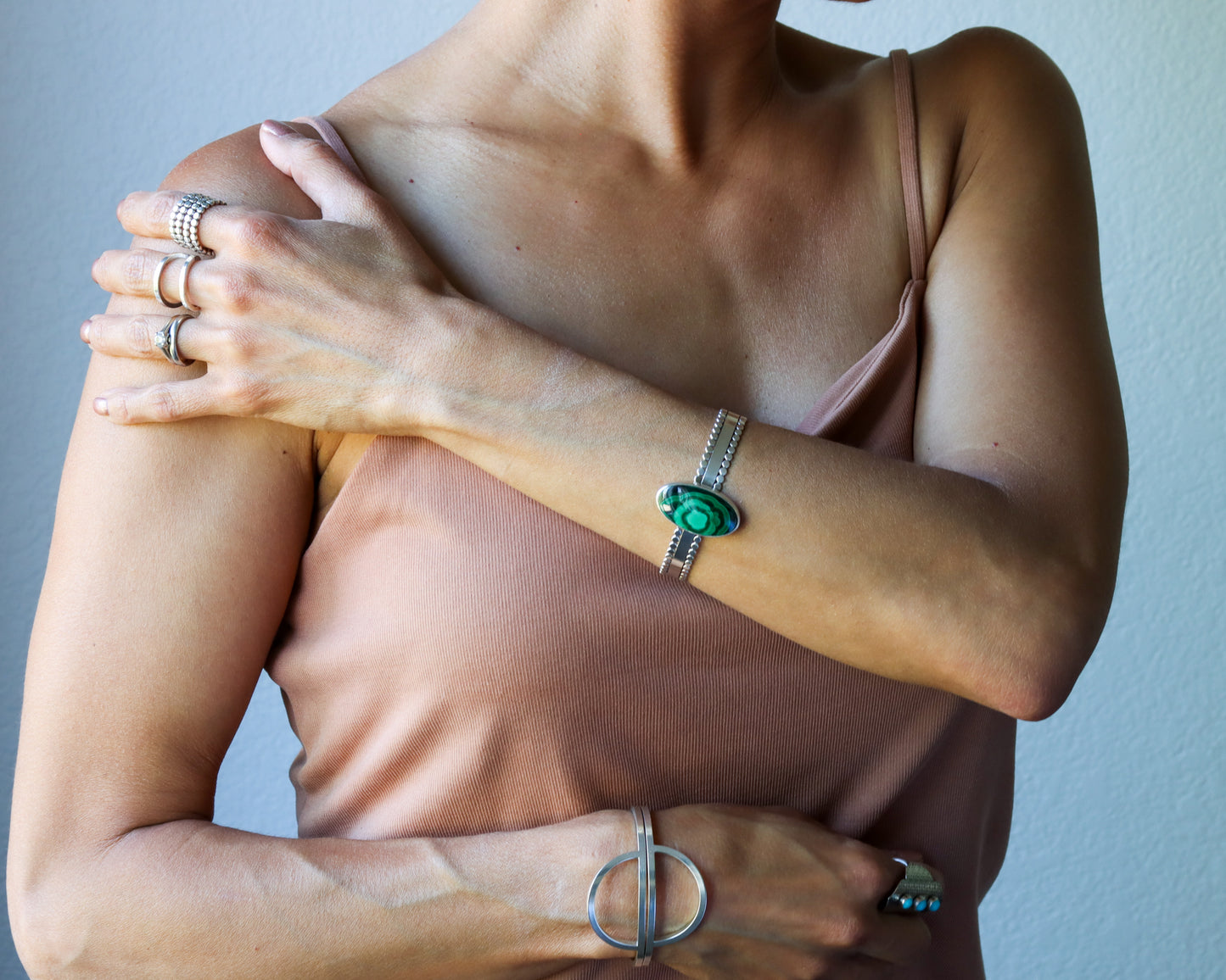 Primavera Cuff 3 - OOAK-cuff bracelet-Blue Hour Designs