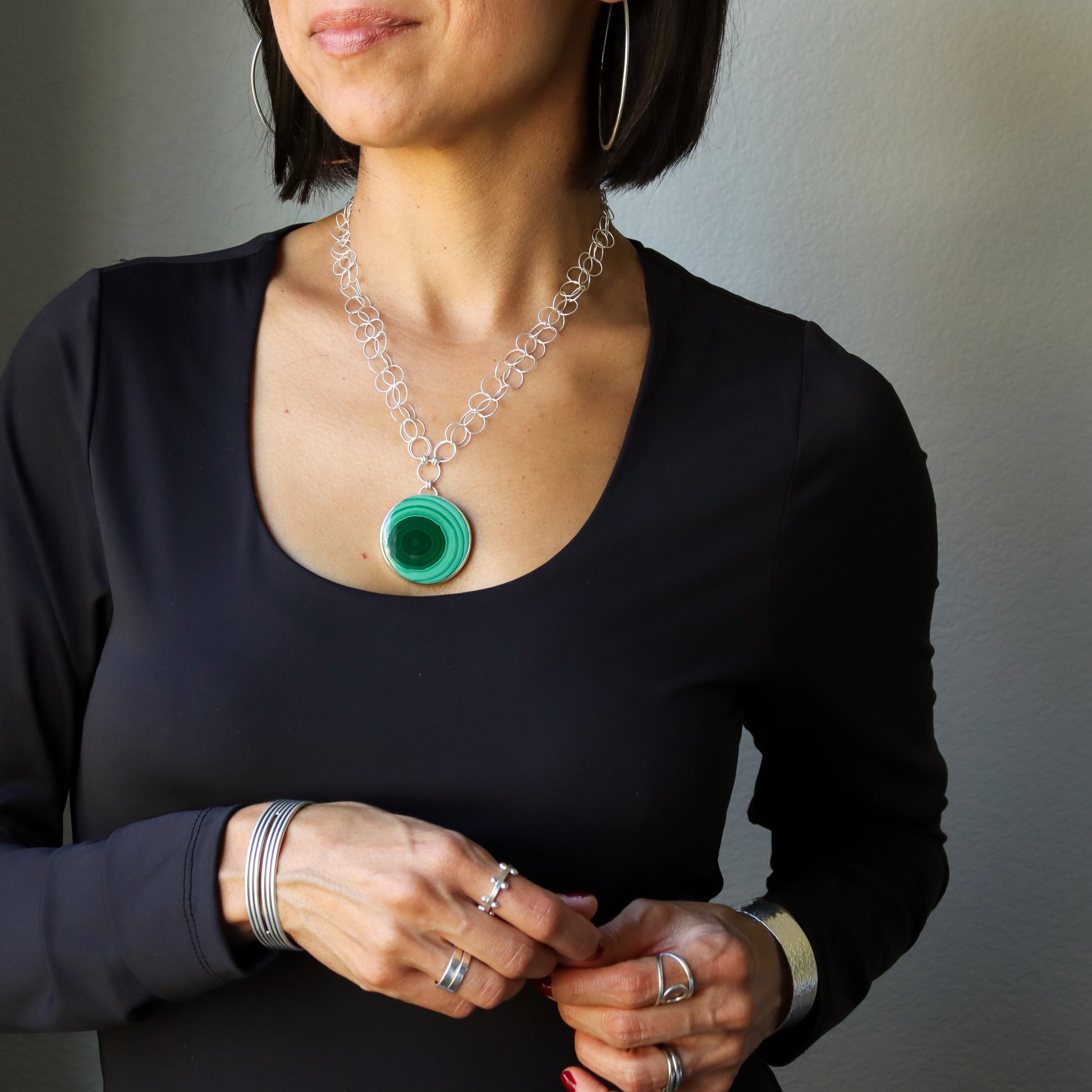 Primavera Necklace 1 - OOAK-pendant necklace-Blue Hour Designs