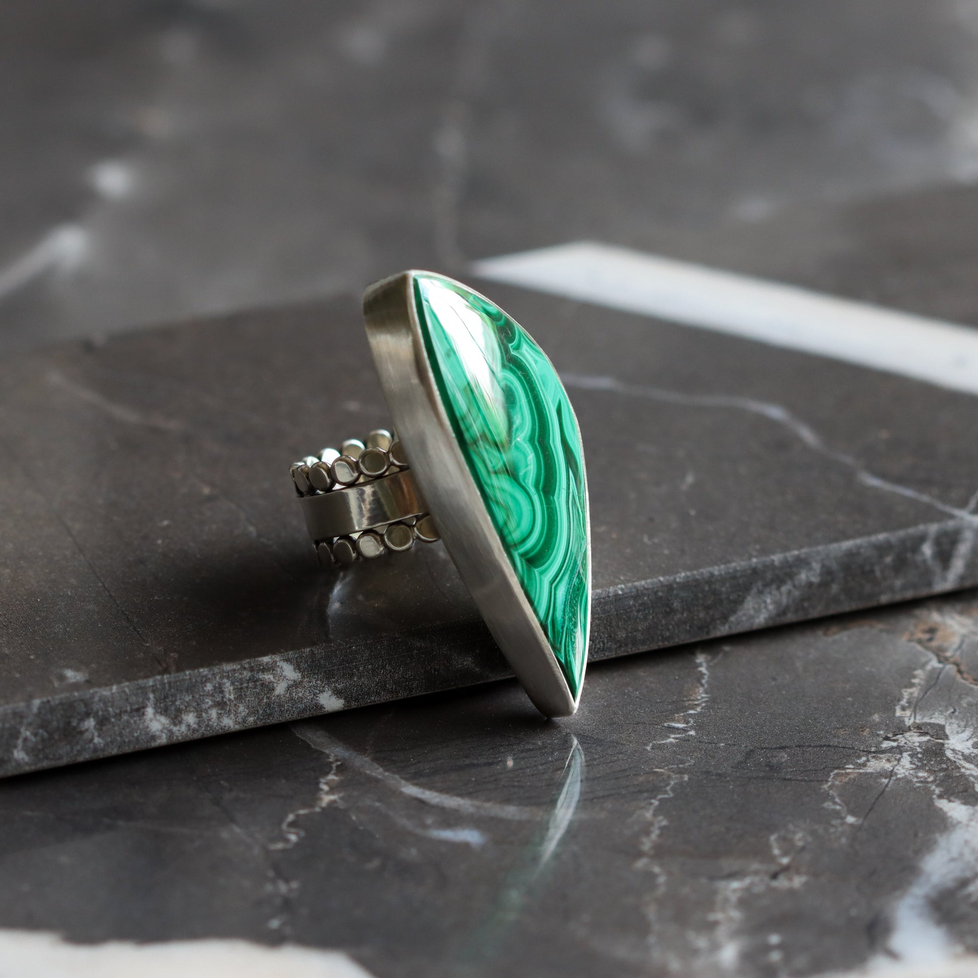 Primavera Ring 4 - OOAK - Size 7-cocktail ring-Blue Hour Designs