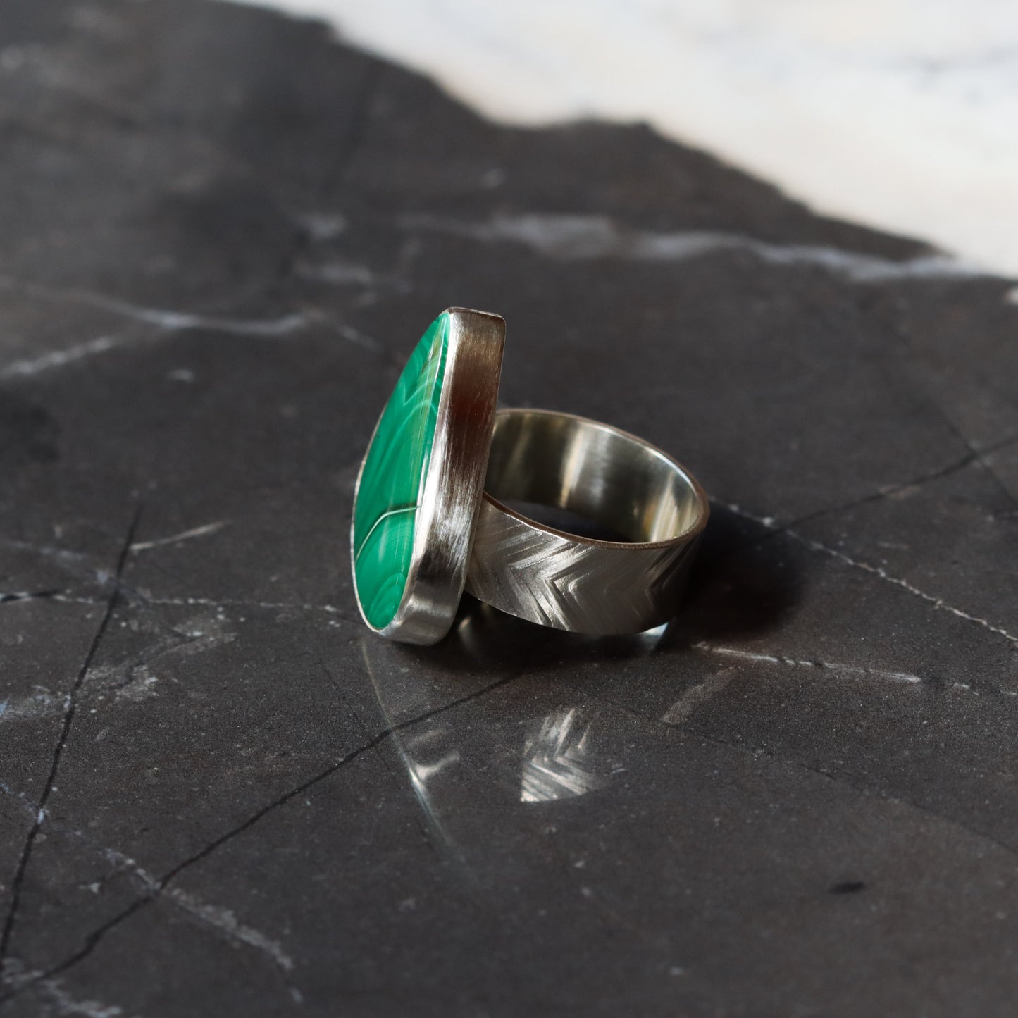 Primavera Ring - OOAK - Size 8.5-cocktail ring-Blue Hour Designs