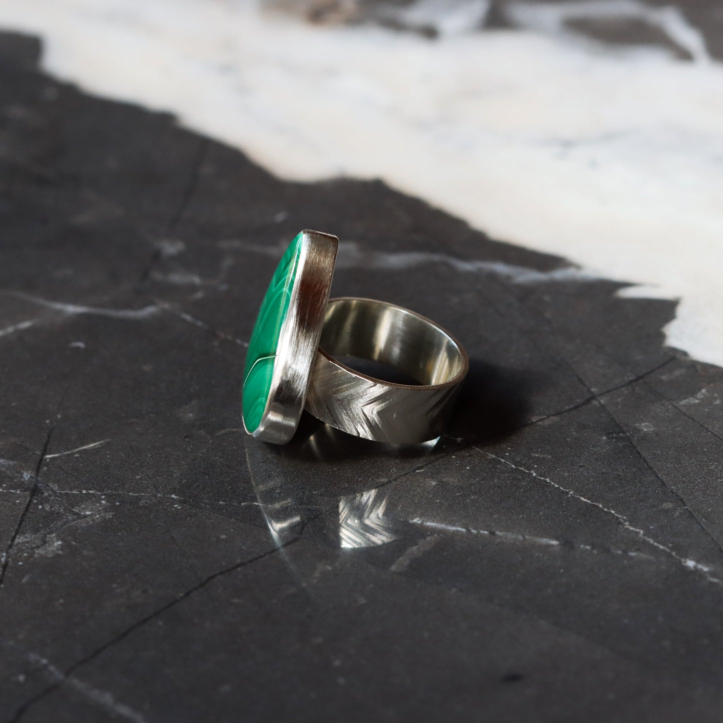 Primavera Ring - OOAK - Size 8.5-cocktail ring-Blue Hour Designs
