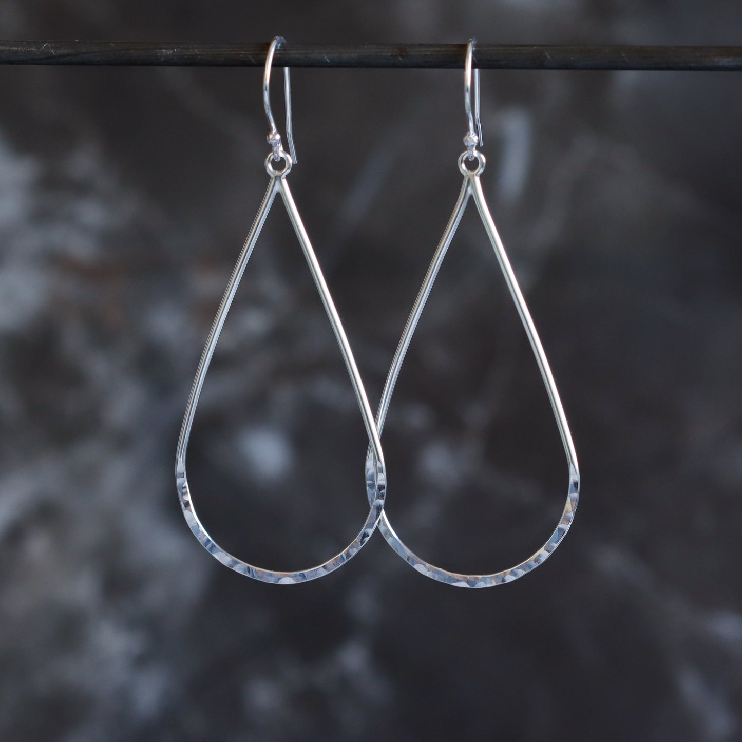 Raindrop Earrings-dangle earrings-Blue Hour Designs