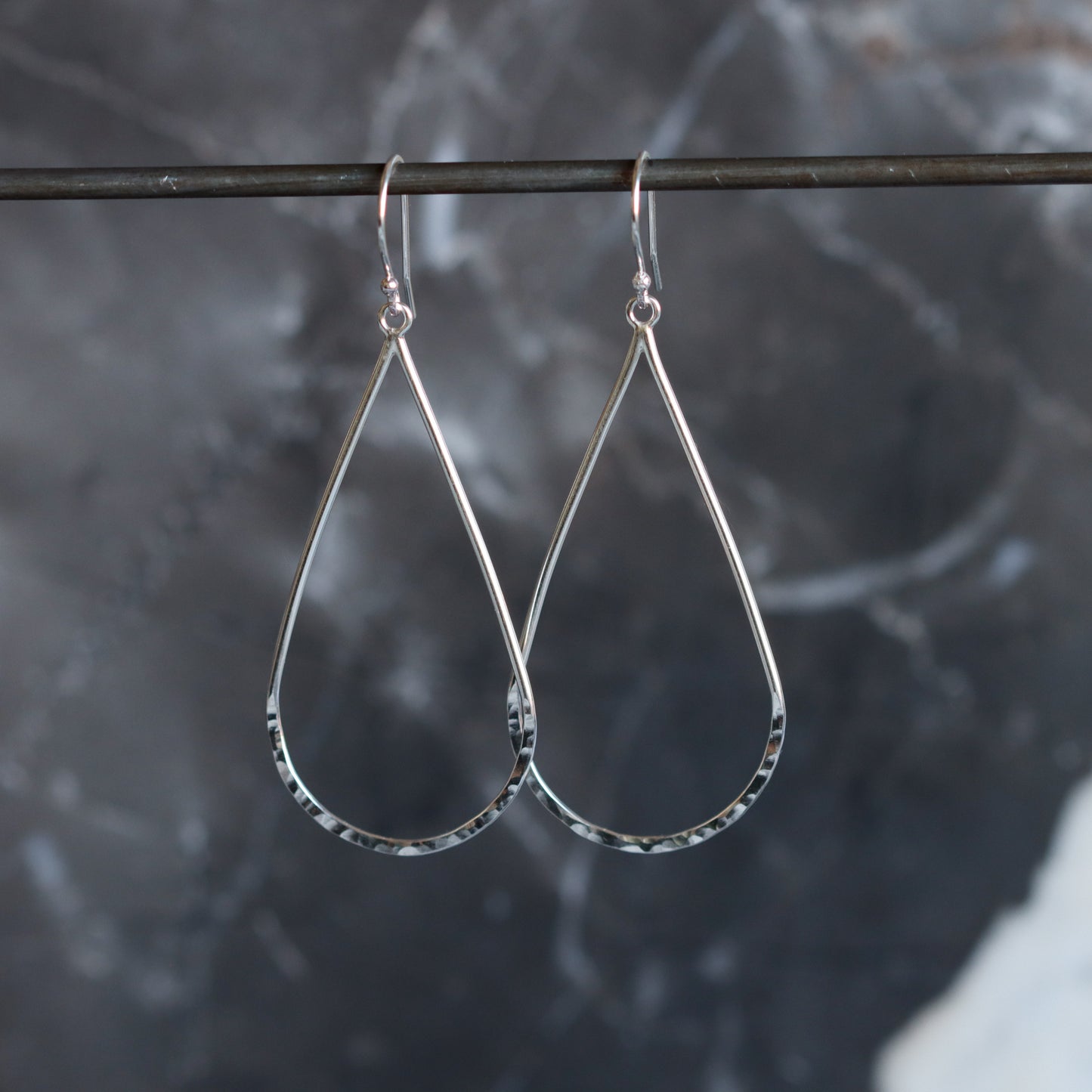 Raindrop Earrings-dangle earrings-Blue Hour Designs