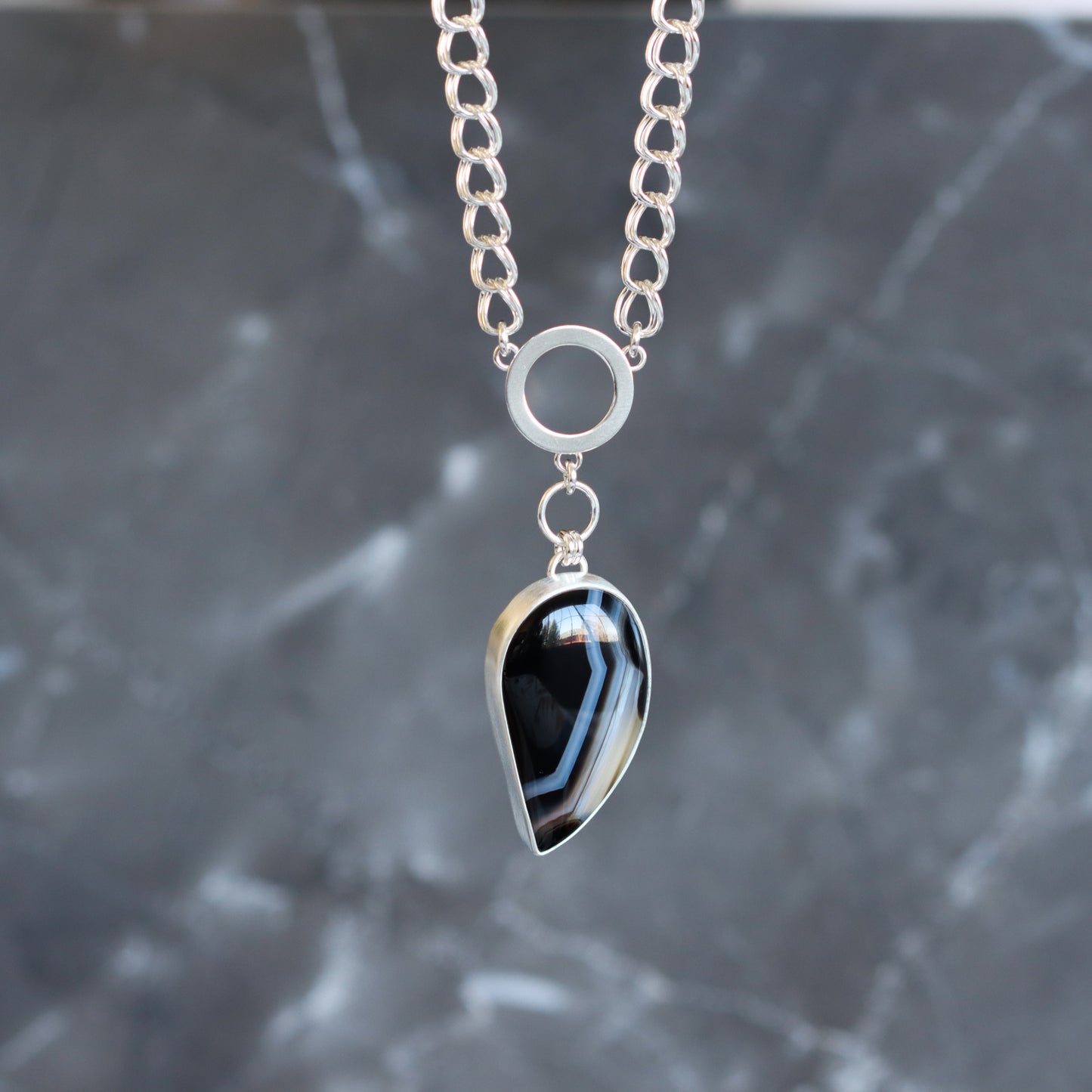 Raven Necklace 2 - OOAK-pendant necklace-Blue Hour Designs