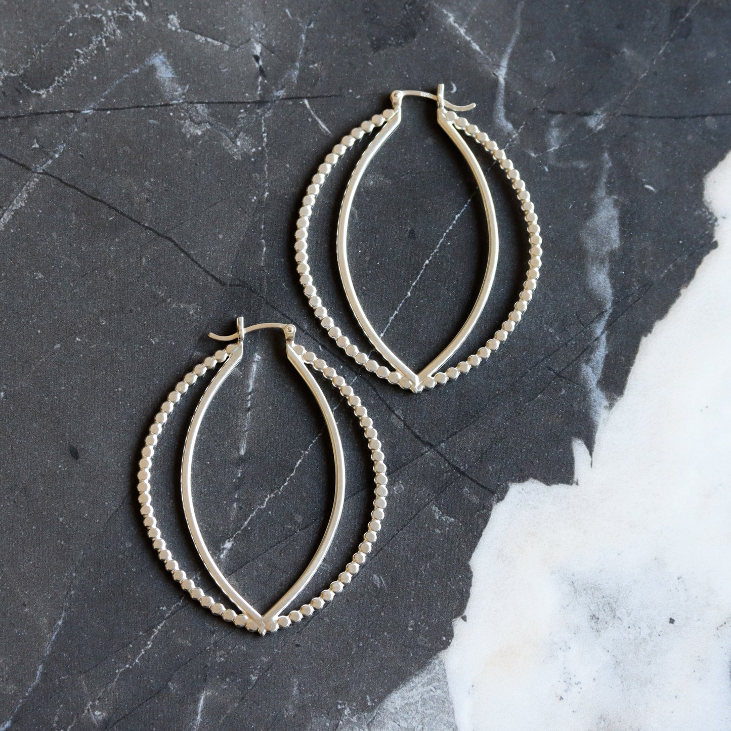 Revolve Hoops-hoop earrings-Blue Hour Designs