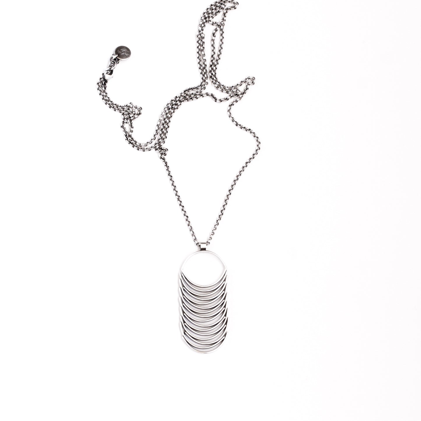 Ripple Necklace-pendant necklace-Blue Hour Designs