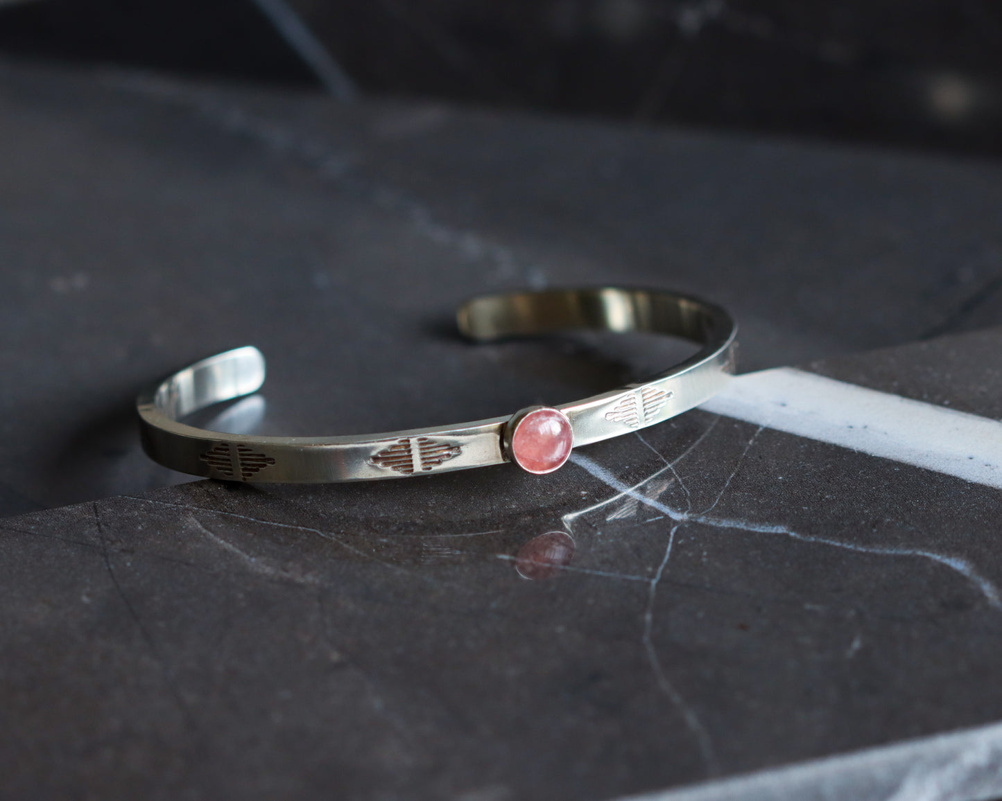 Rosé Cuff-cuff bracelet-Blue Hour Designs