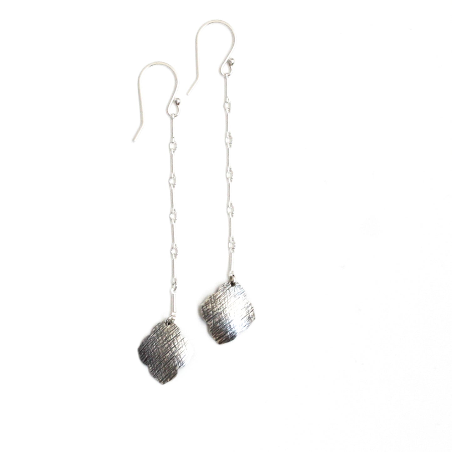 Sahara Earrings - Silver-dangle earrings-Blue Hour Designs