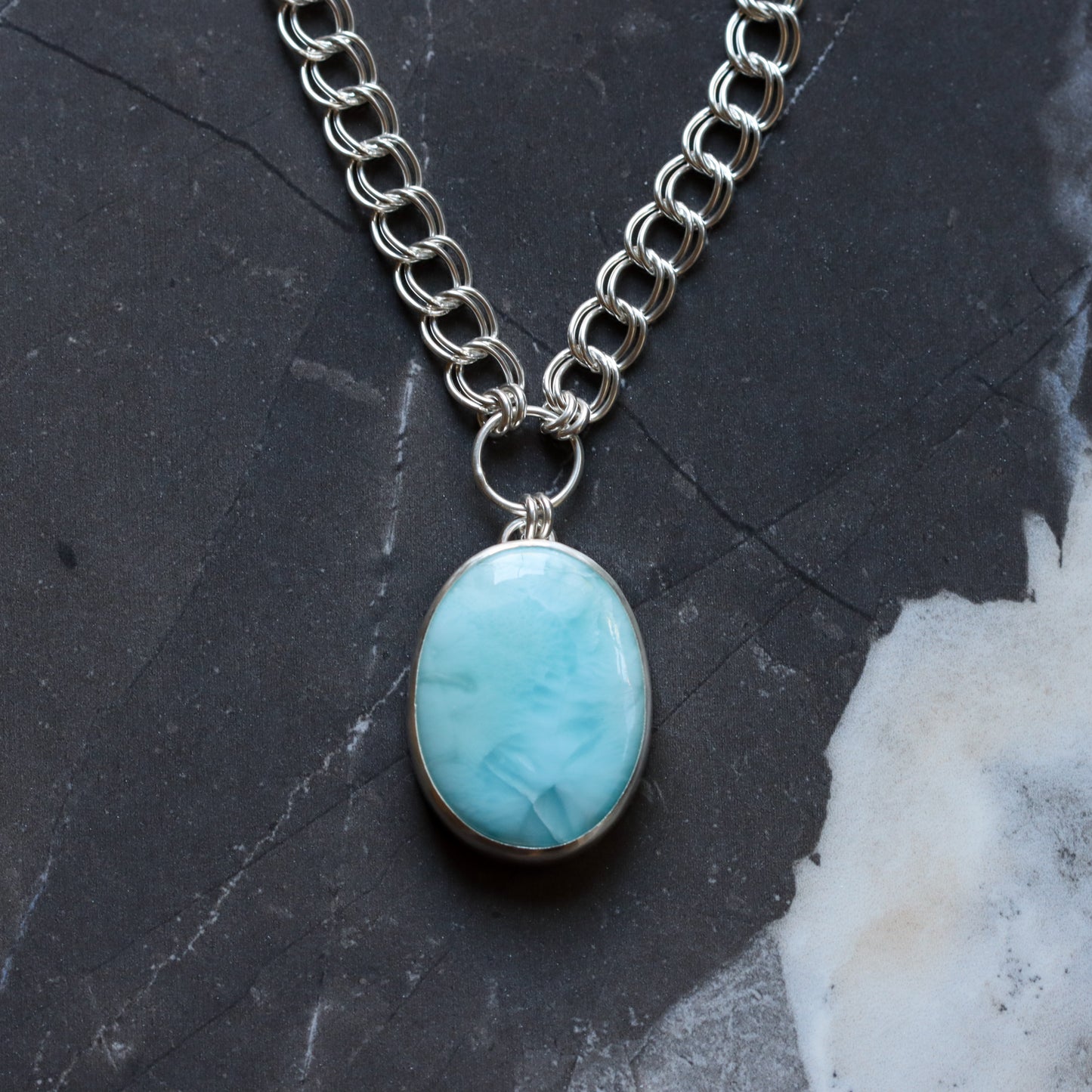Sky Necklace 2 - OOAK-pendant necklace-Blue Hour Designs