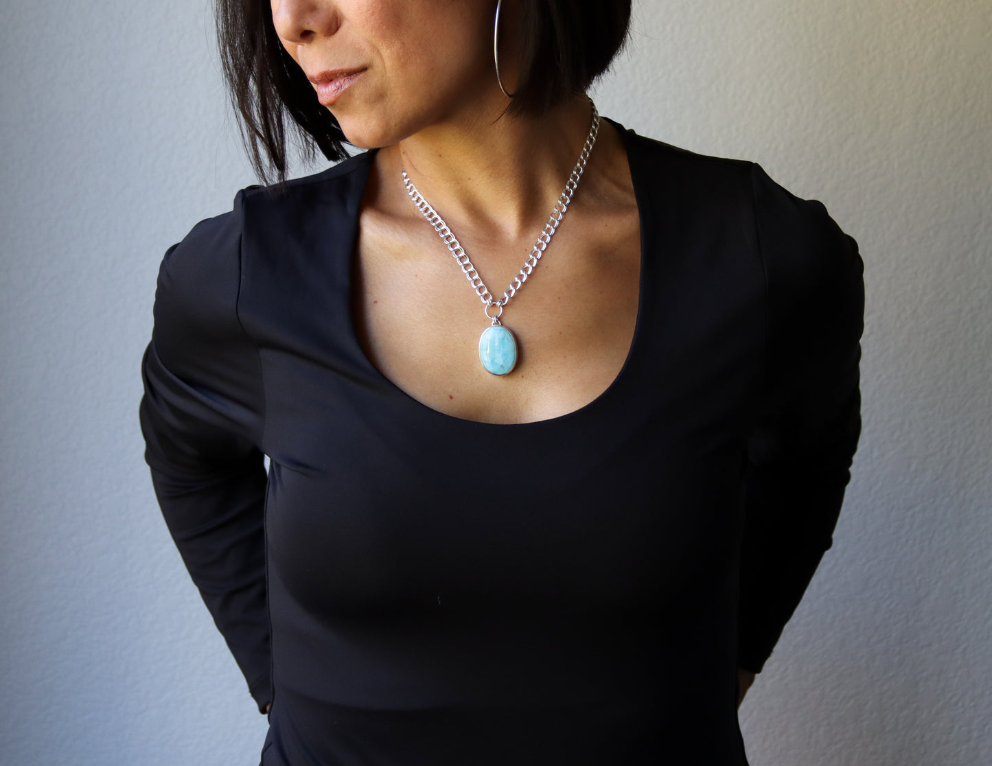 Sky Necklace 2 - OOAK-pendant necklace-Blue Hour Designs