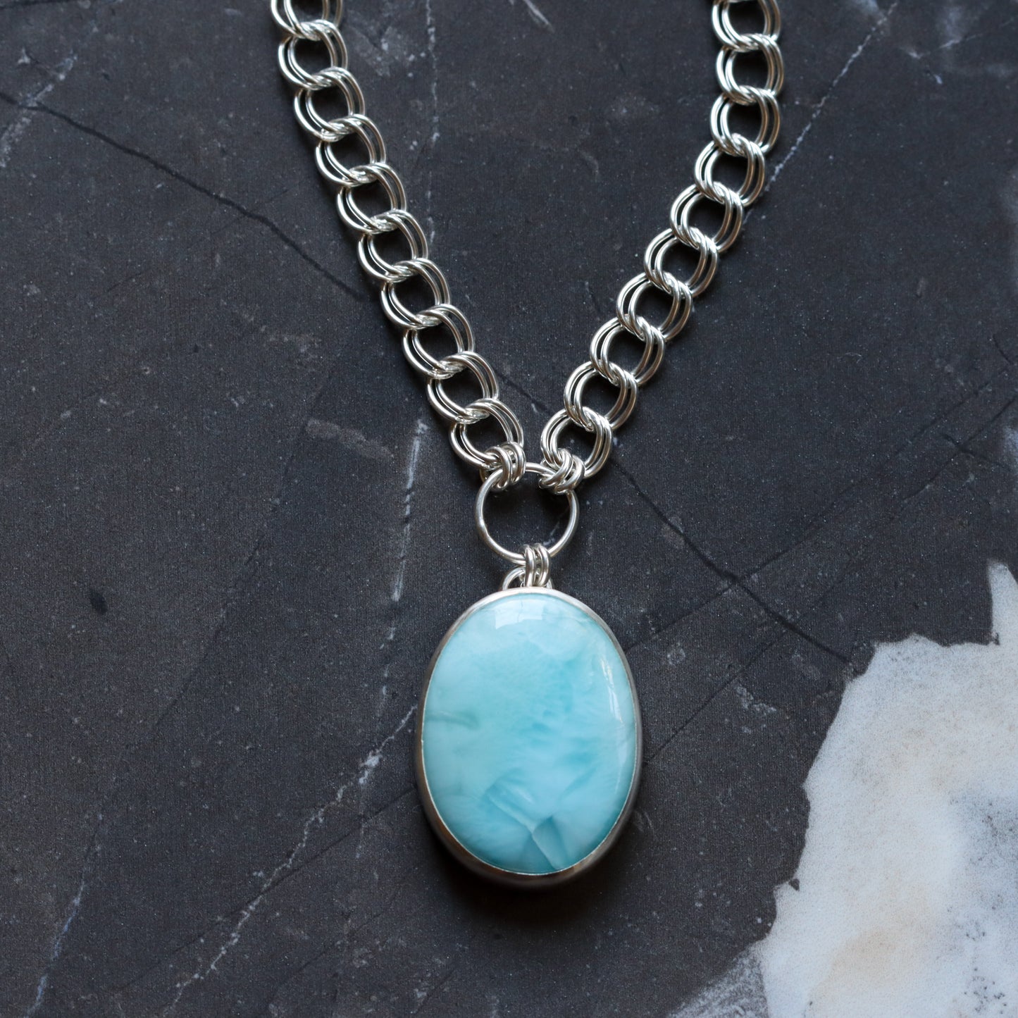 Sky Necklace 2 - OOAK-pendant necklace-Blue Hour Designs