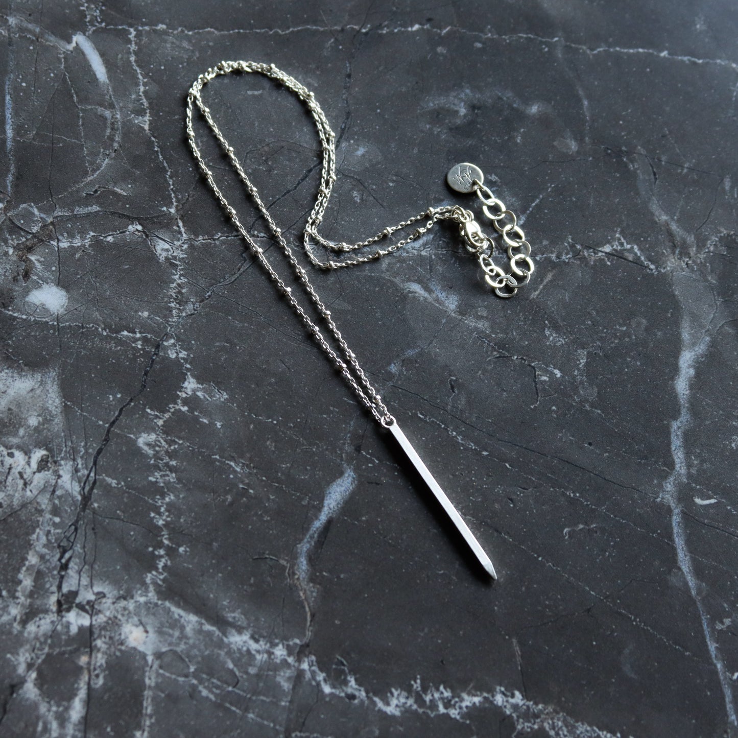 Spear Necklace-pendant necklace-Blue Hour Designs