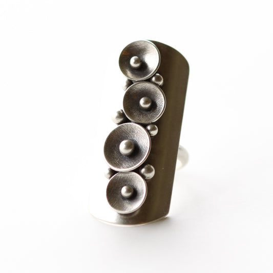 Stellar Ring-cocktail ring-Blue Hour Designs