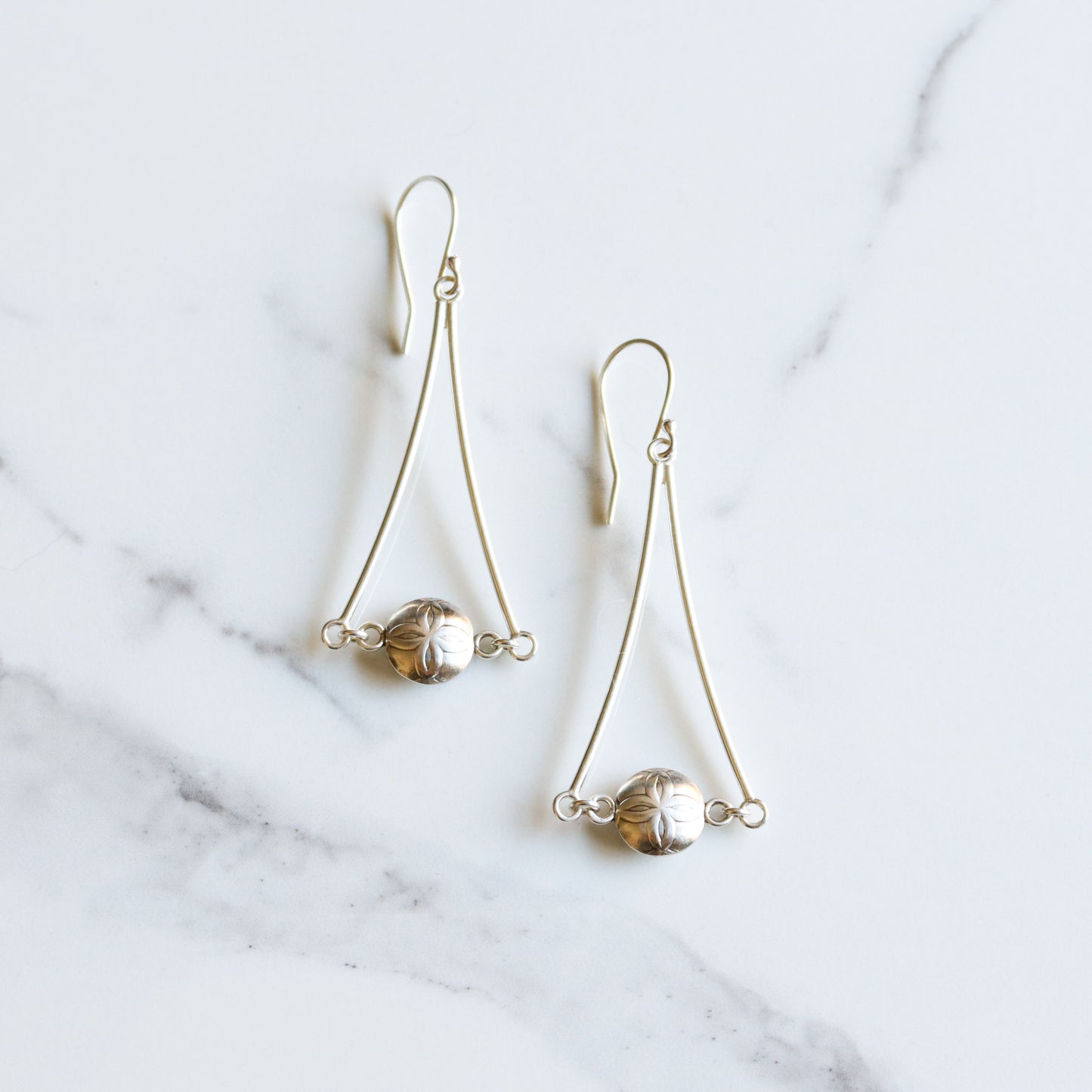 Token Earrings-dangle earrings-Blue Hour Designs