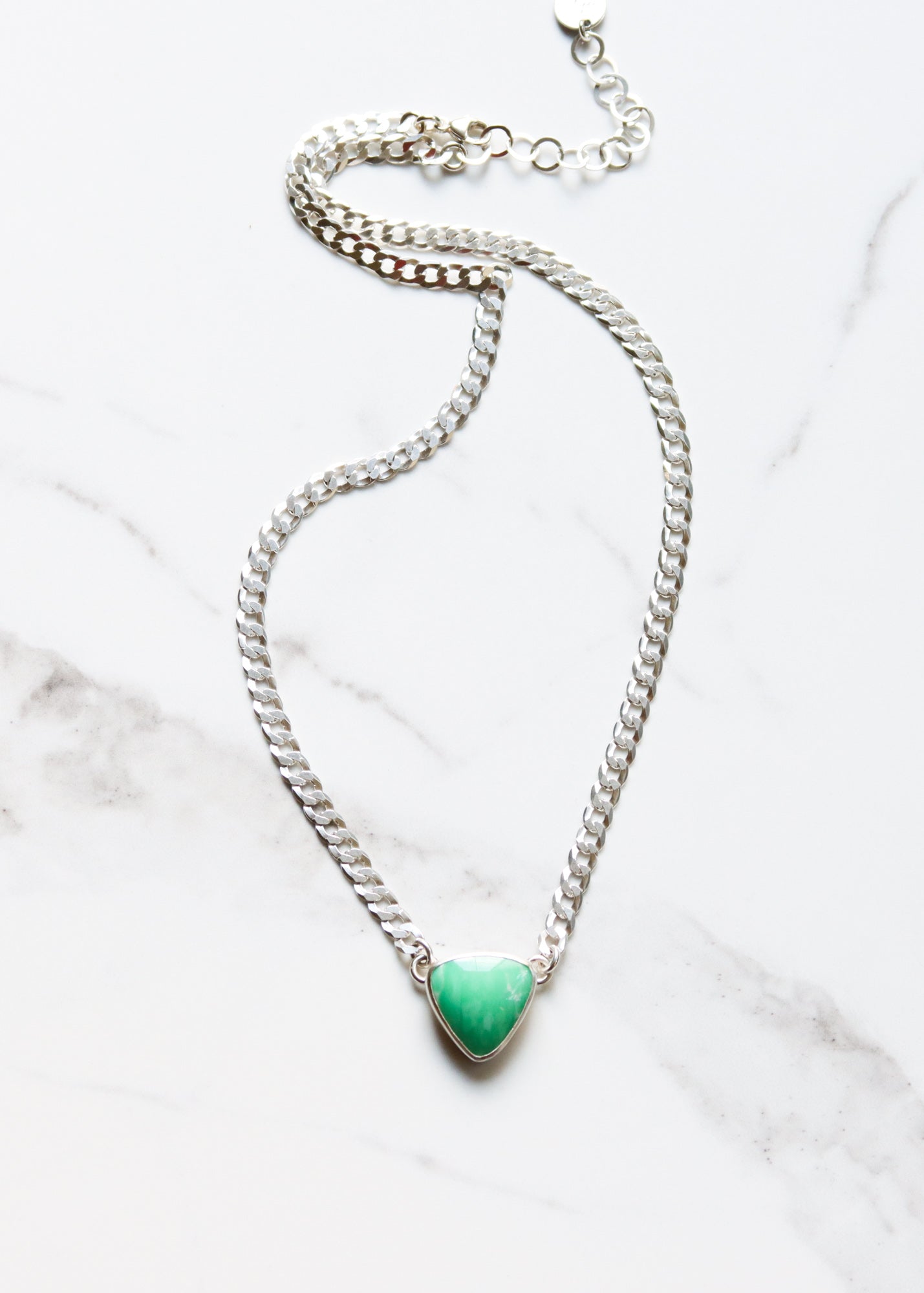 Variscite Choker 2 - OOAK-pendant necklace-Blue Hour Designs