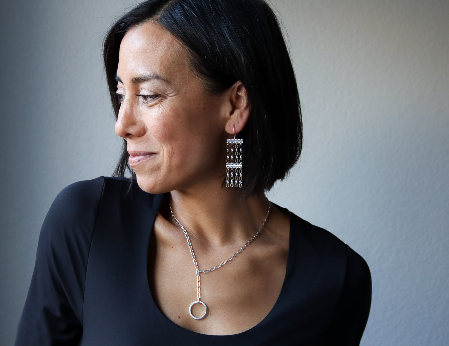 Vespertine Earrings-dangle earrings-Blue Hour Designs