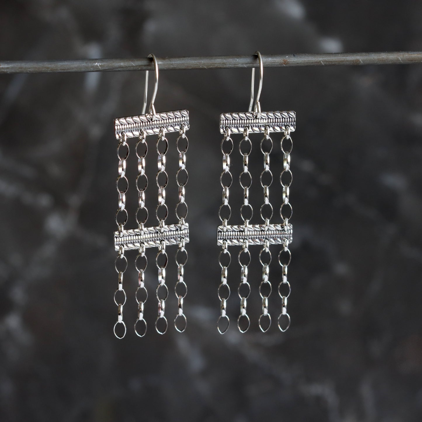 Vespertine Earrings-dangle earrings-Blue Hour Designs